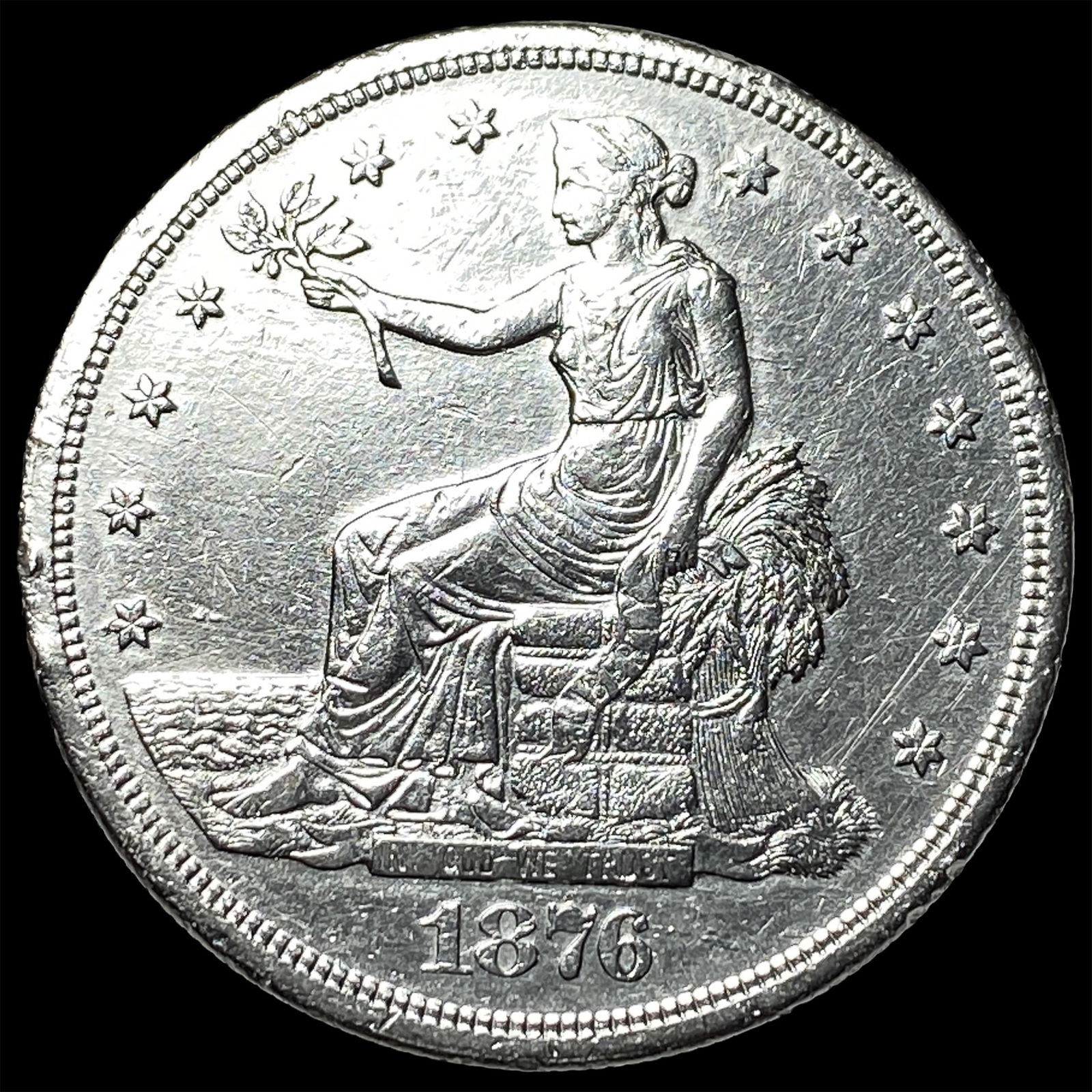 1876-S Silver Trade Dollar UNCIRCULATED (1 of 2)