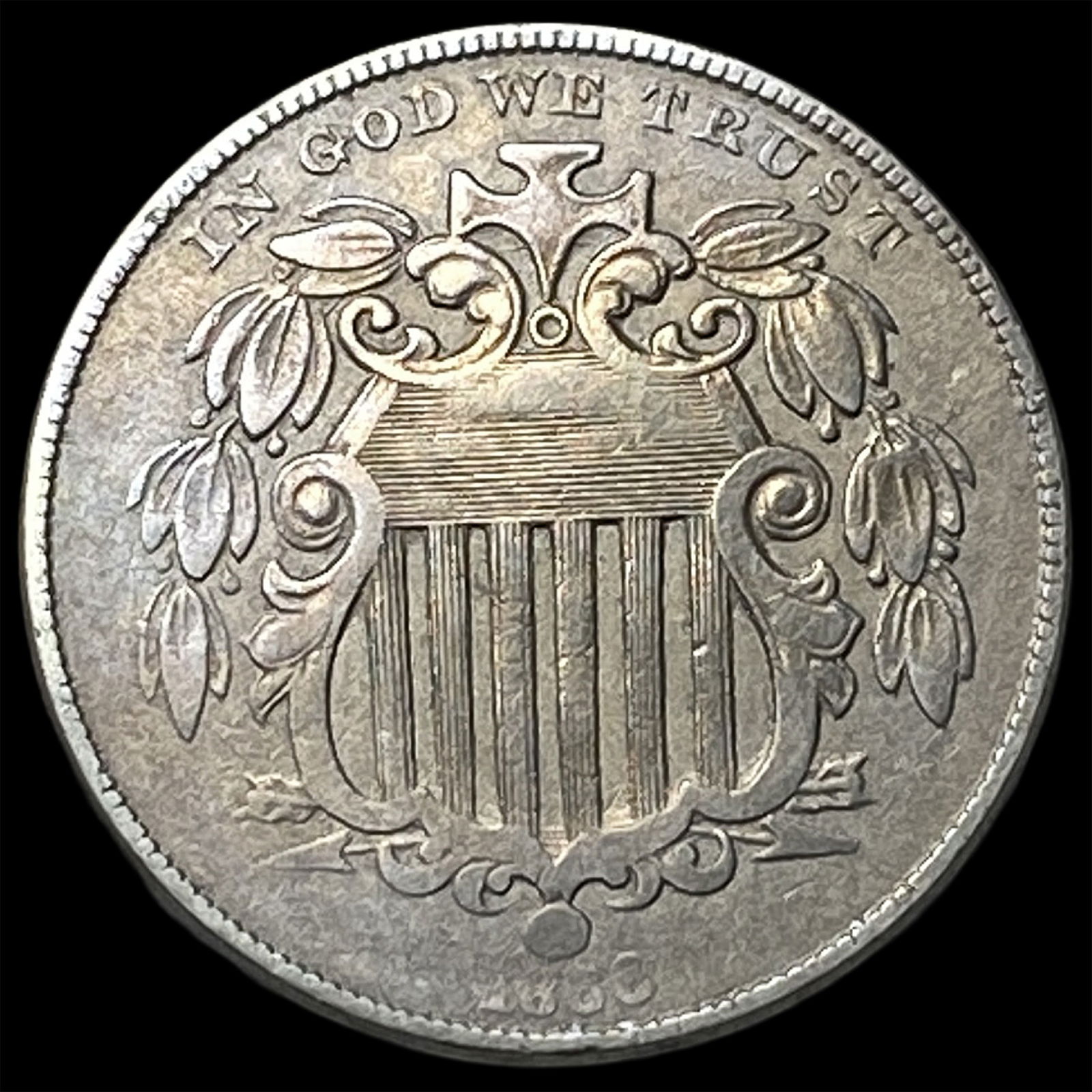 1866 Shield Nickel CHOICE AU (1 of 2)