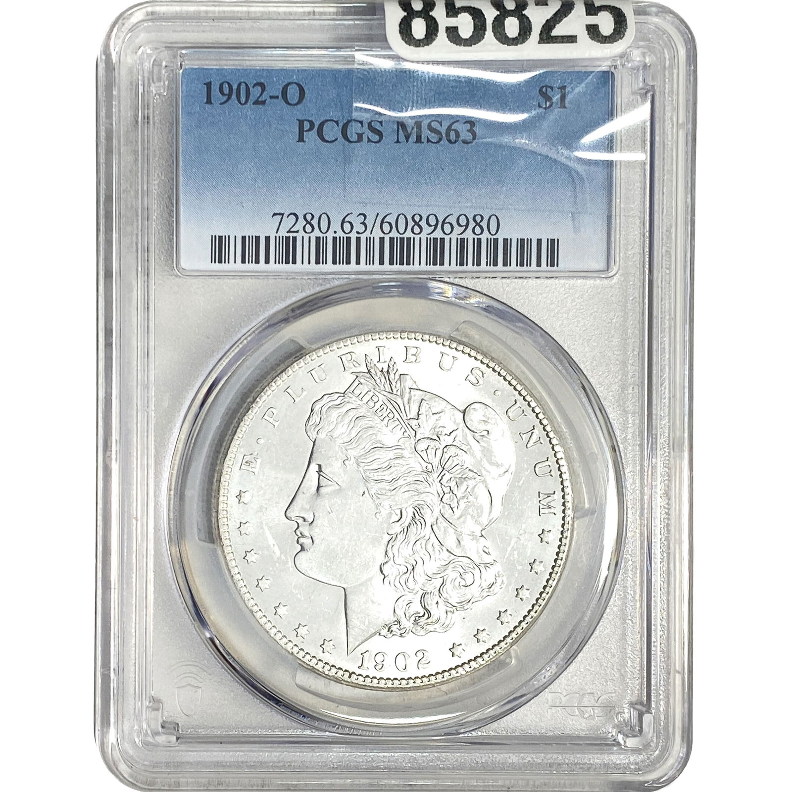 1902-O Morgan Silver Dollar PCGS MS63: 1902-O Morgan Silver Dollar PCGS MS63