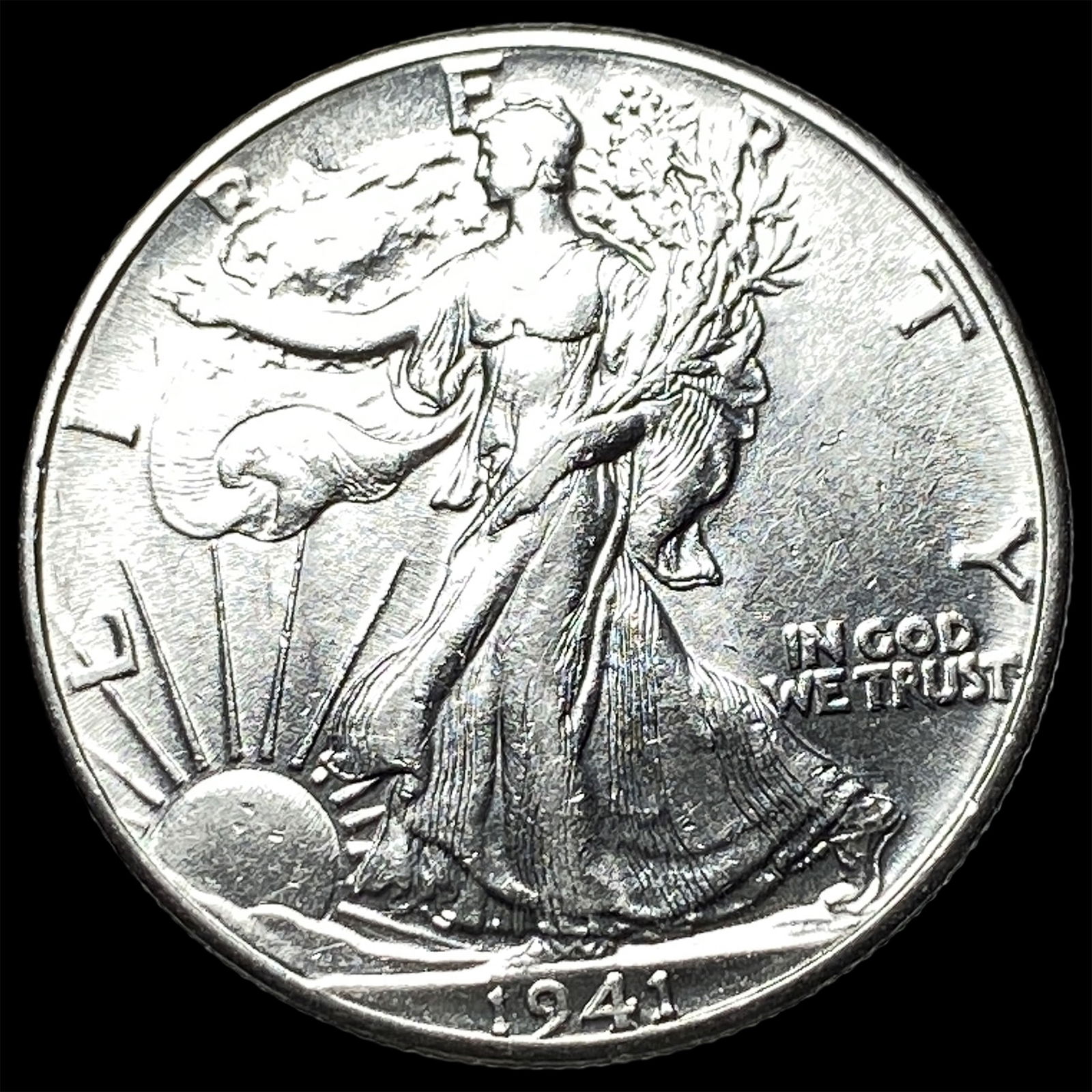 1941 Silver Walking Liberty Half Dollar UNCIRCULATED: 1941 Silver Walking Liberty Half Dollar UNCIRCULATED