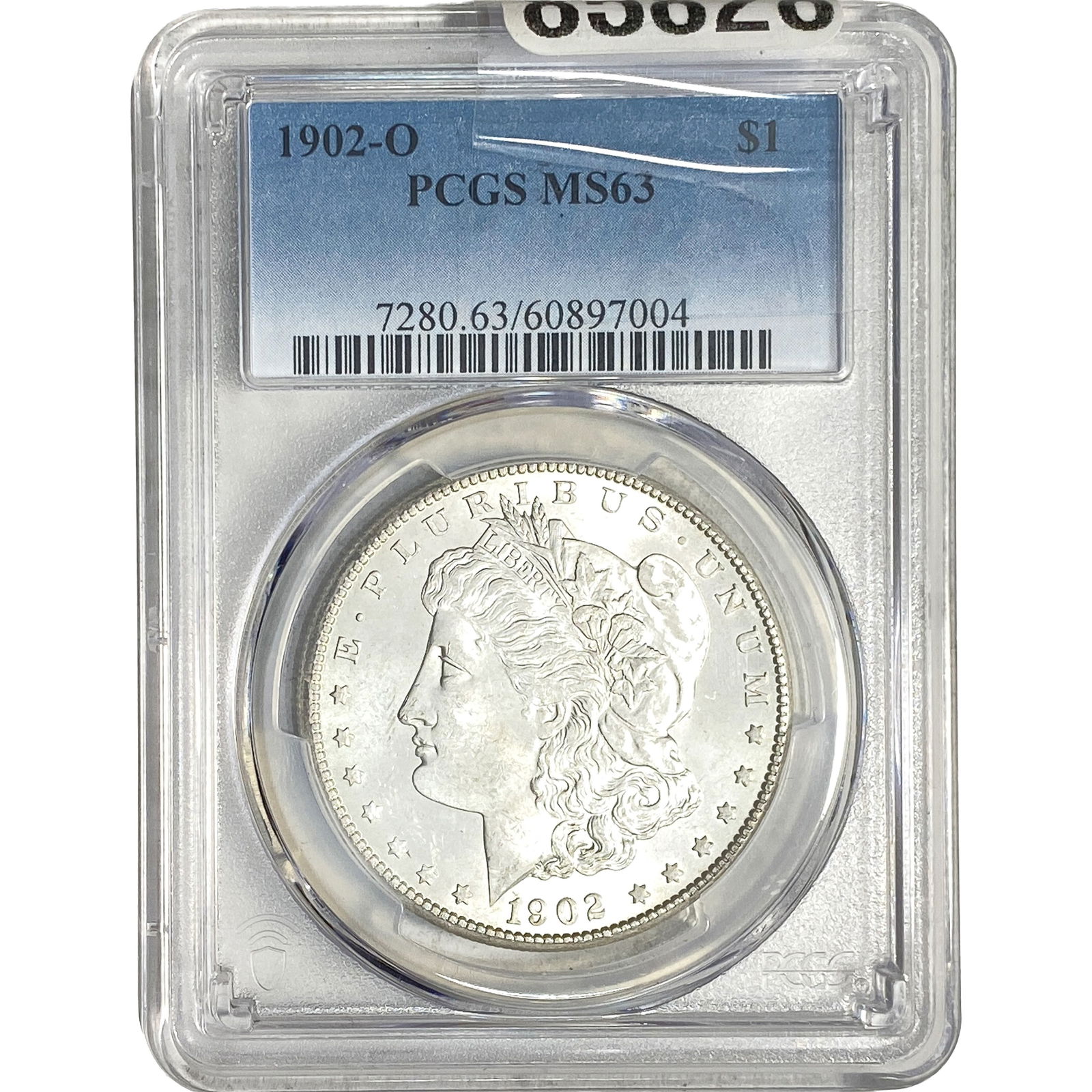 1902-O Morgan Silver Dollar PCGS MS63: 1902-O Morgan Silver Dollar PCGS MS63