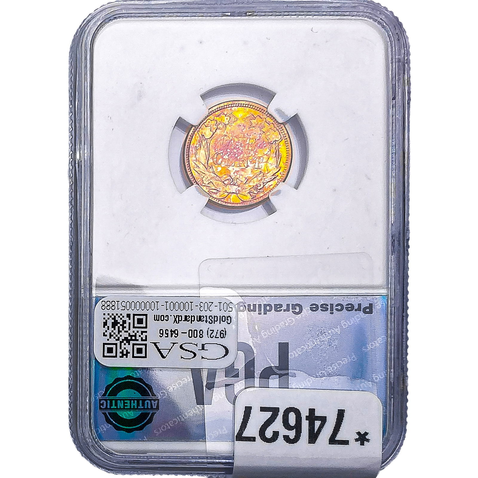 1858 Flying Eagle Cent PGA MS63 - 2