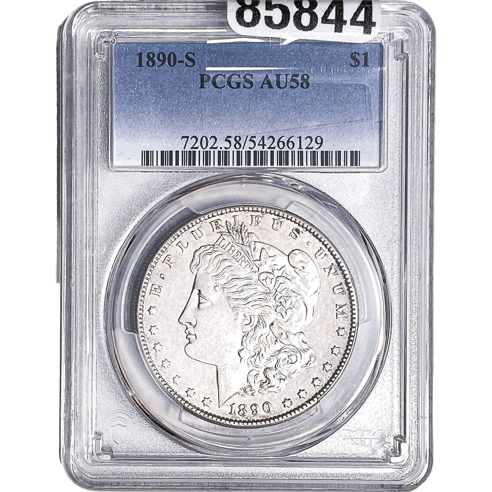 1890-S Morgan Silver Dollar PCGS AU58 (1 of 2)