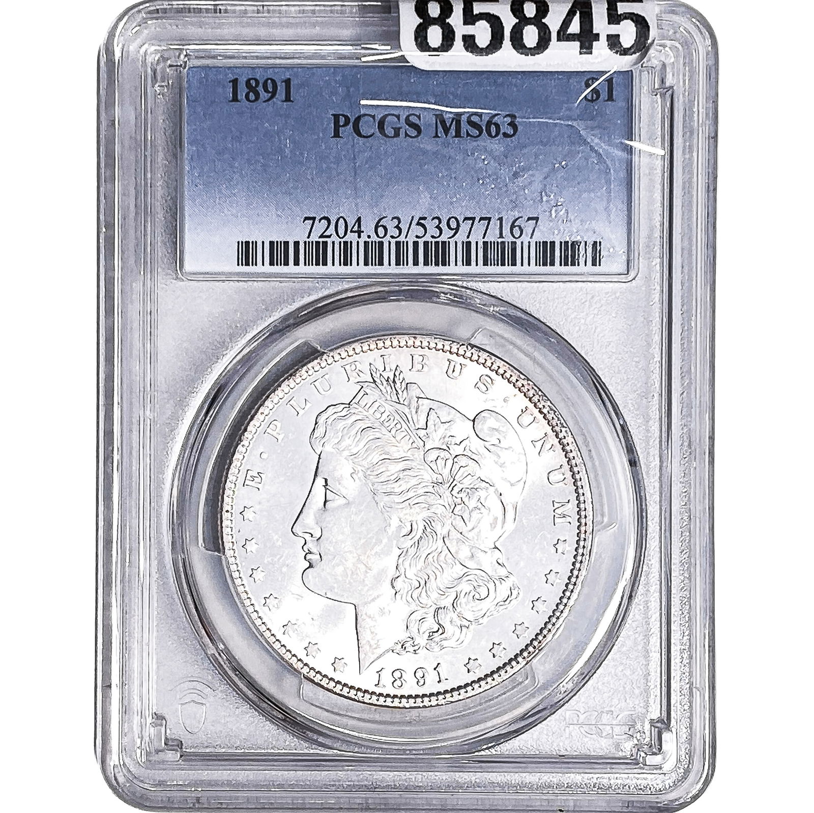 1891 Morgan Silver Dollar PCGS MS63 (1 of 2)