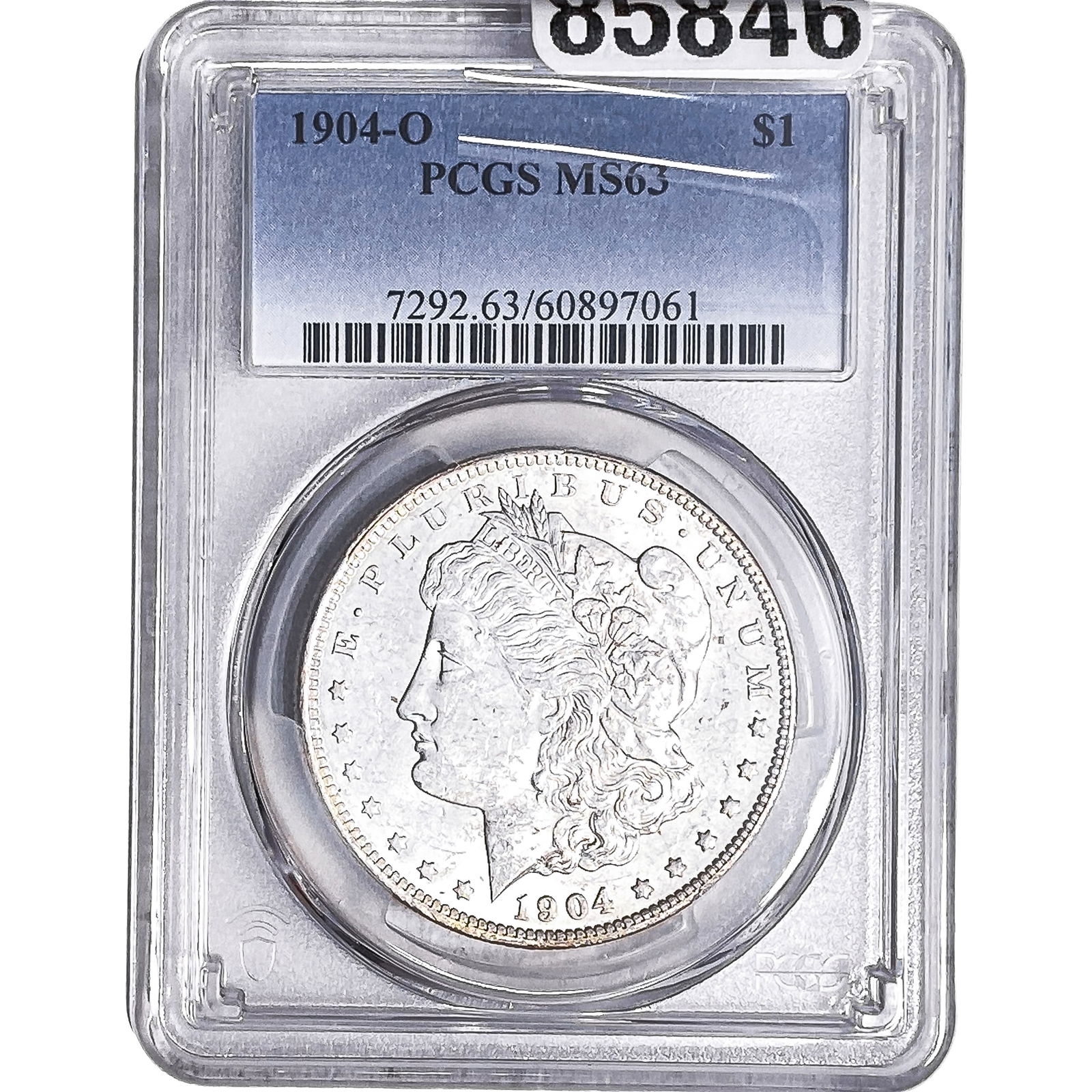 1904-O Morgan Silver Dollar PCGS MS63: 1904-O Morgan Silver Dollar PCGS MS63