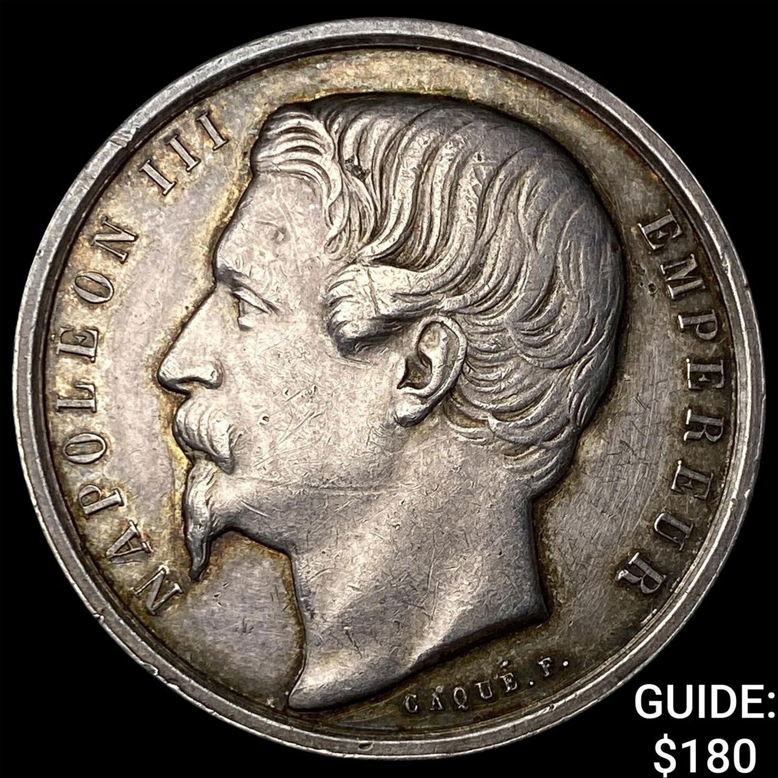 1854 France Silver Jeton HIGH GRADE: 1854 France Silver Jeton HIGH GRADE