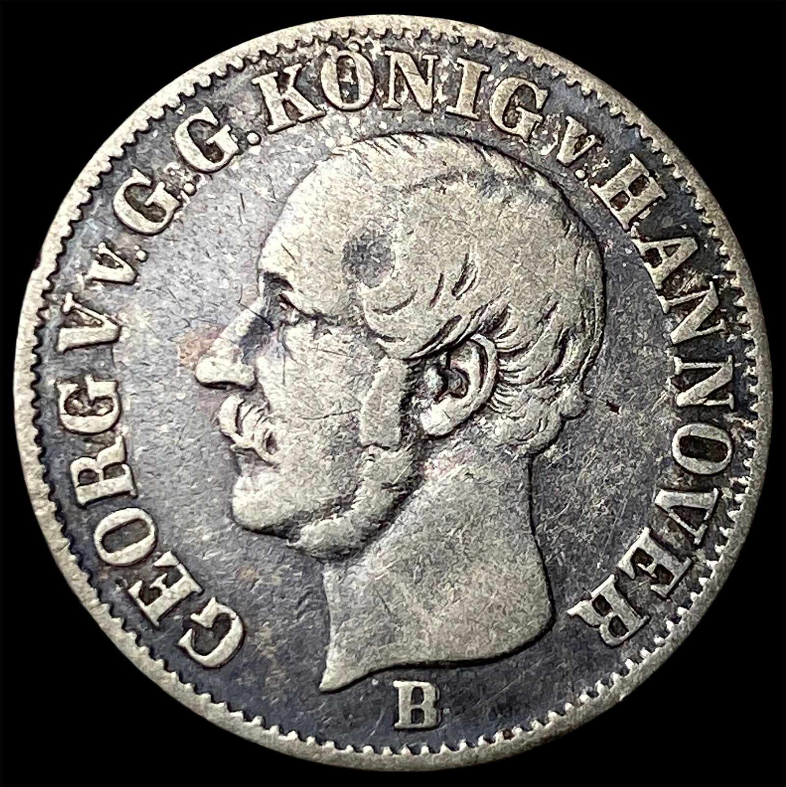 1853 Germany Silver 1/12th Thaler NEARLY UNCIRCULATED: 1853 Germany Silver 1/12th Thaler NEARLY UNCIRCULATED