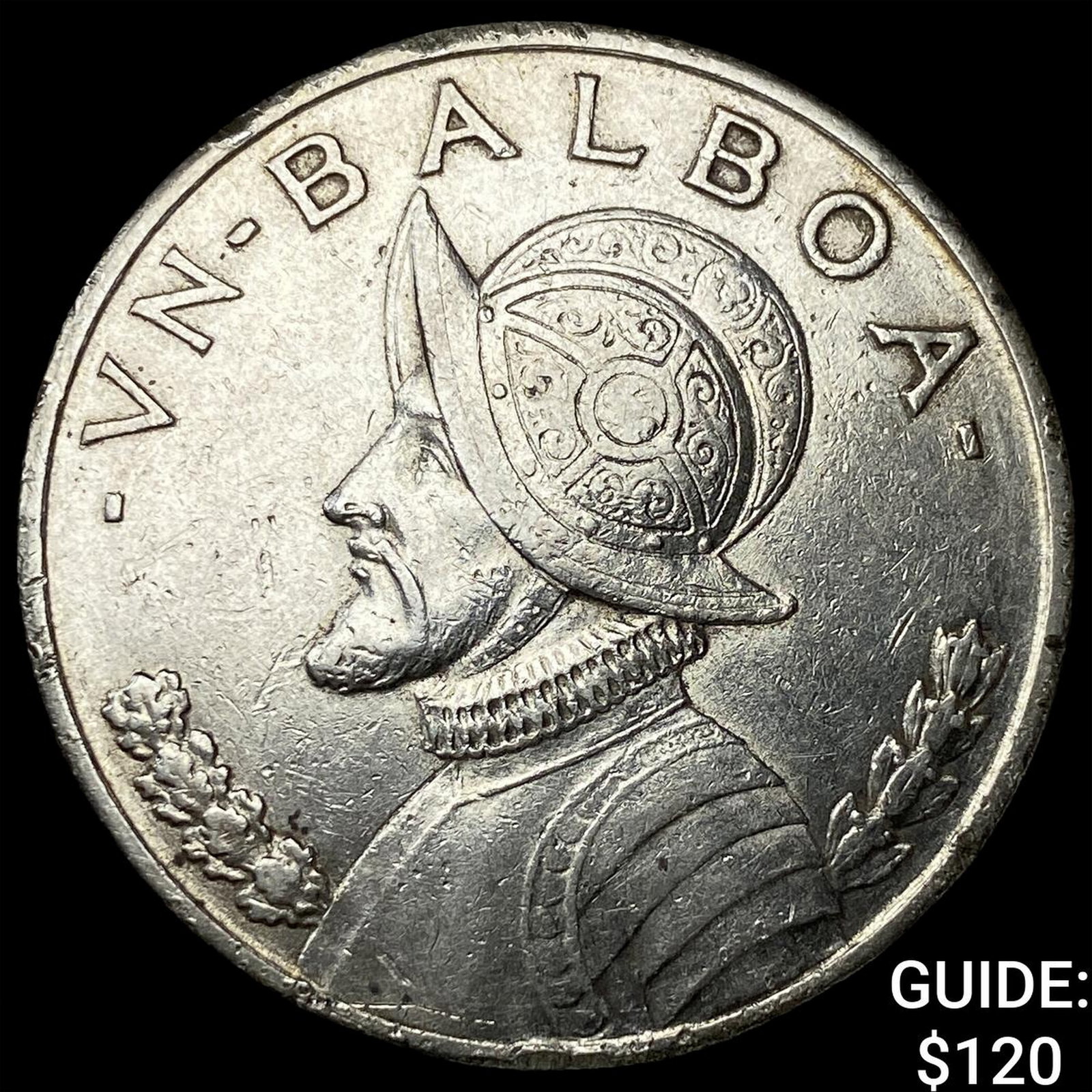 1934 Panama Silver 1 Balboa NEARLY UNCIRCULATED (1 of 2)