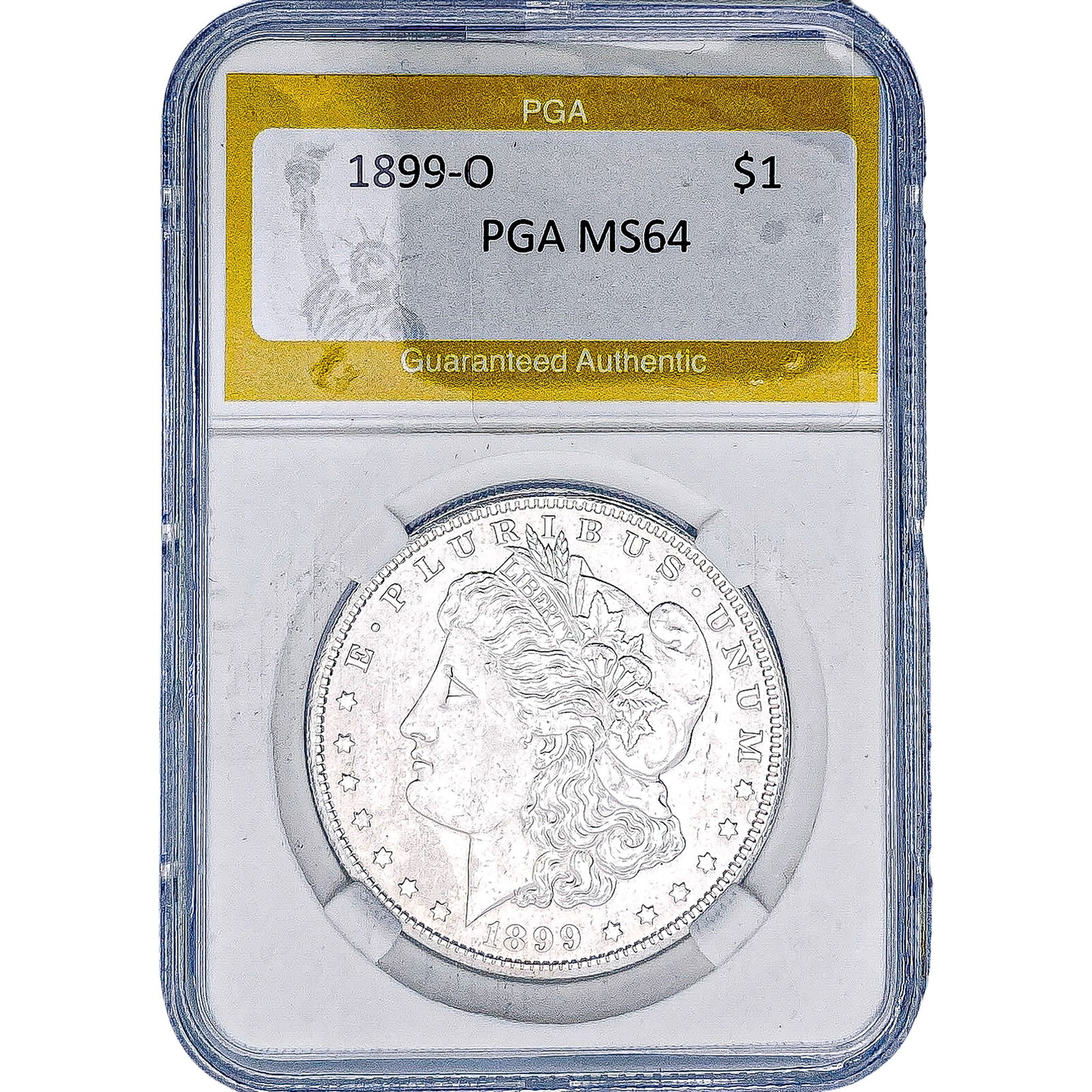 1899-O Morgan Silver Dollar PGA MS64: 1899-O Morgan Silver Dollar PGA MS64