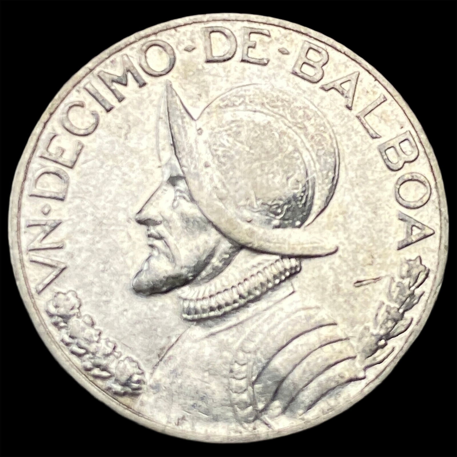 1930 Panama Silver 1/10 Balboa HIGH GRADE: 1930 Panama Silver 1/10 Balboa HIGH GRADE