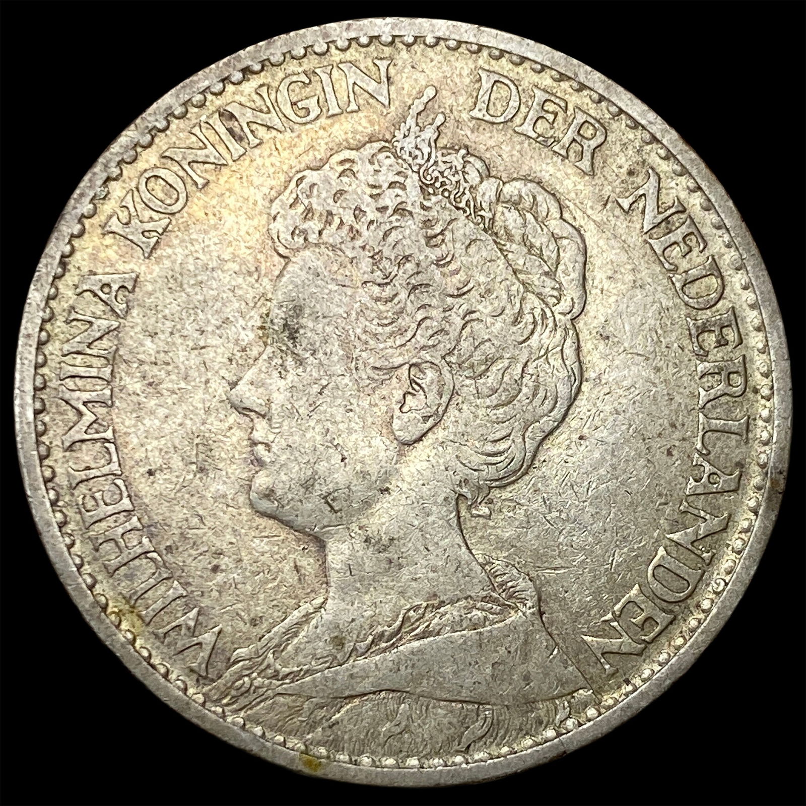 1914 Netherlands Silver 1 Gulden CLOSELY UNCIRCULATED (1 of 2)