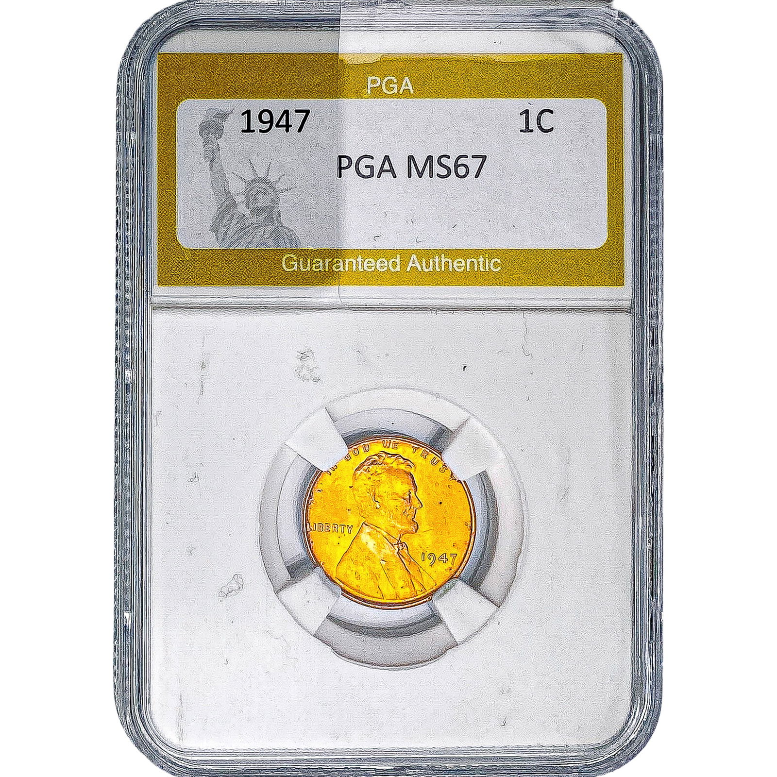 1947 Wheat Cent PGA MS67 RD