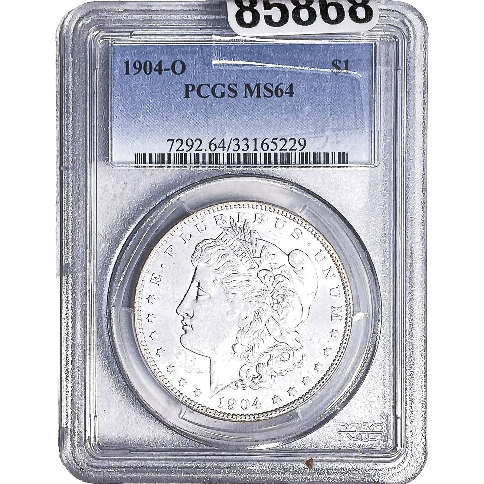 1904-O Morgan Silver Dollar PCGS MS64: 1904-O Morgan Silver Dollar PCGS MS64
