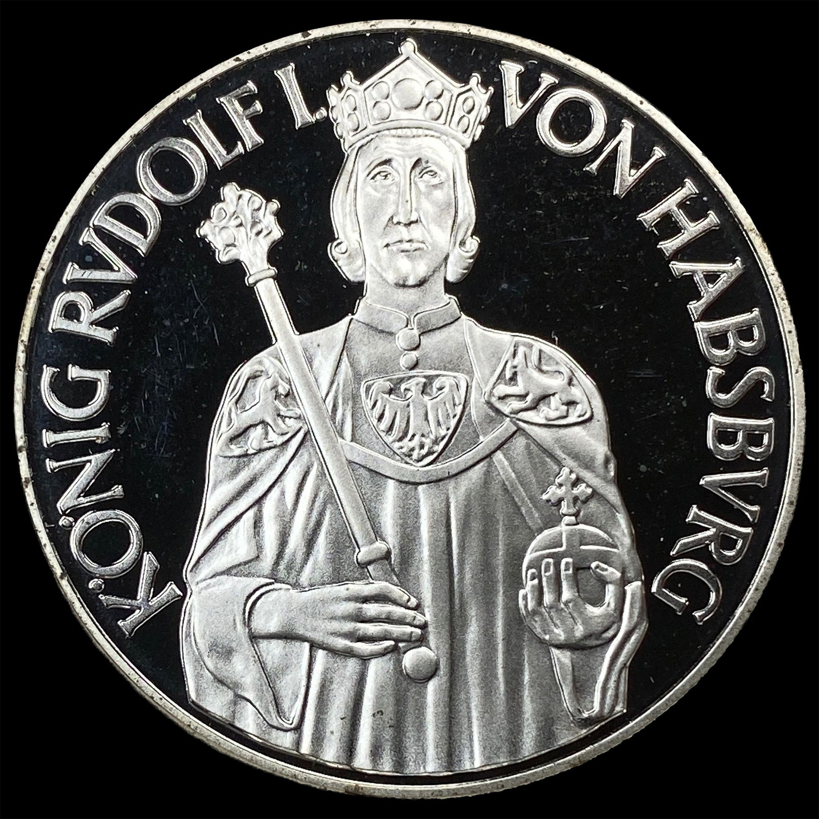 1991 Austria Silver Proof 100 Schillings GEM PROOF: 1991 Austria Silver Proof 100 Schillings GEM PROOF