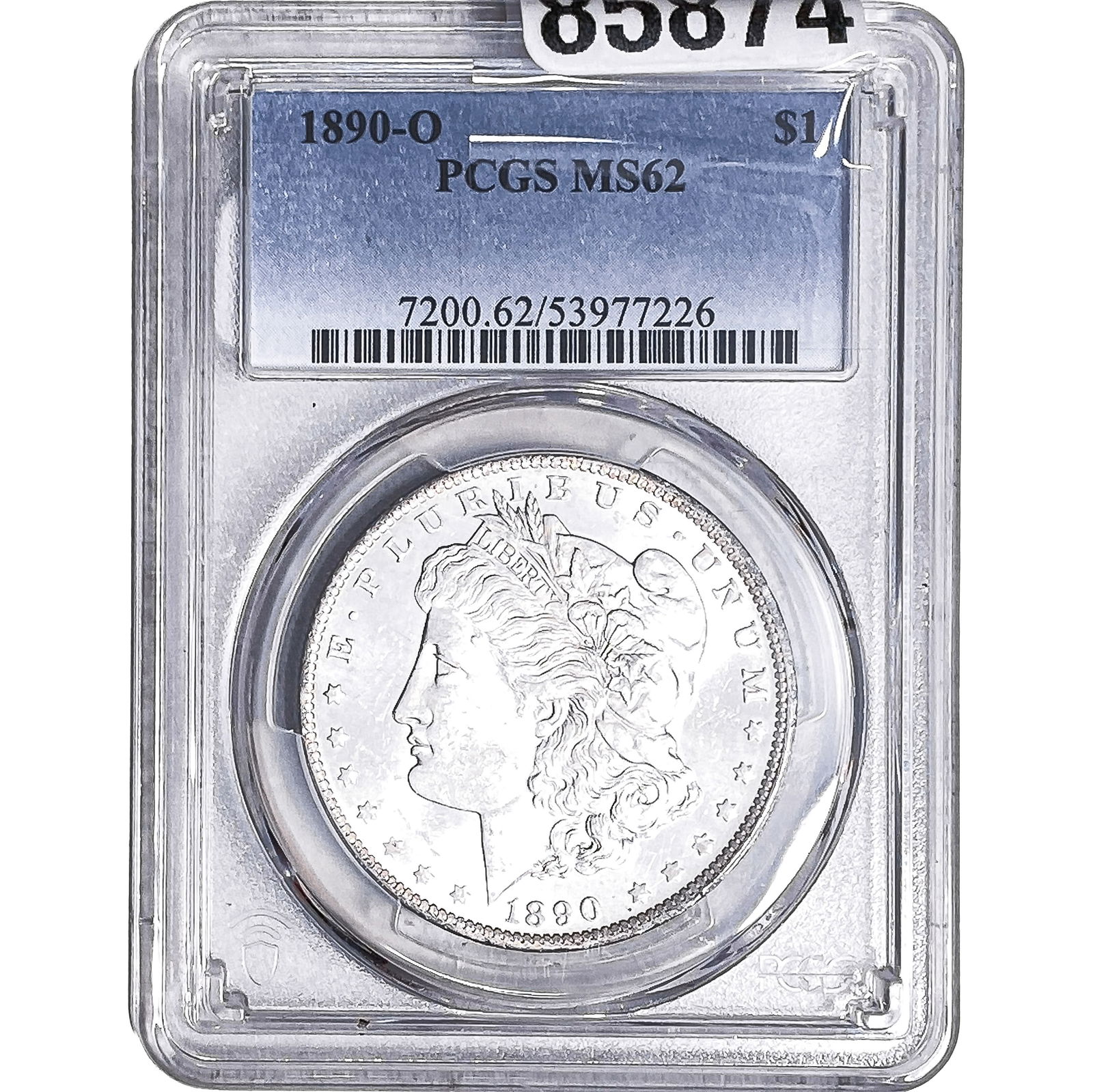 1890-O Morgan Silver Dollar PCGS MS62 (1 of 2)