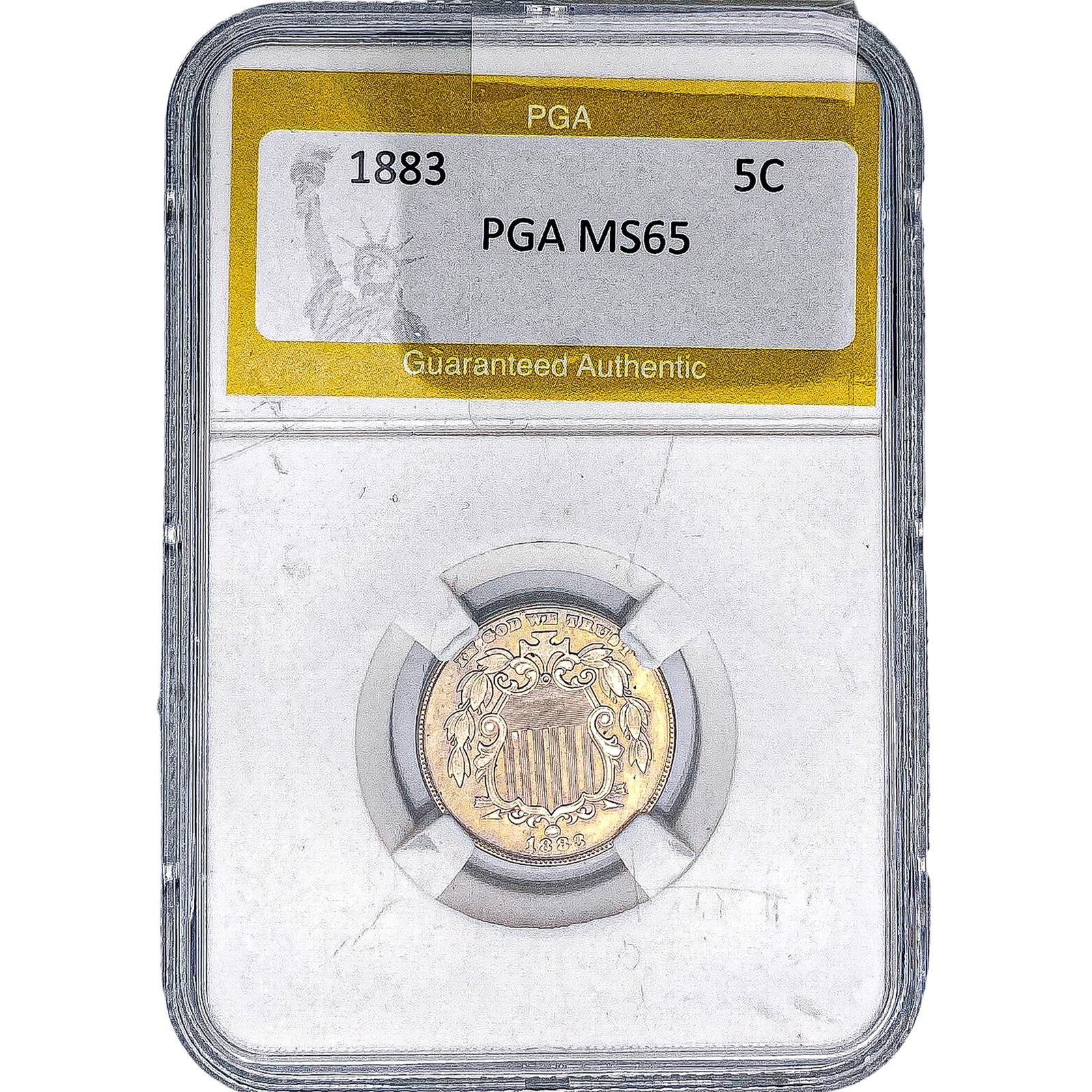1883 Shield Nickel PGA MS65 (1 of 2)