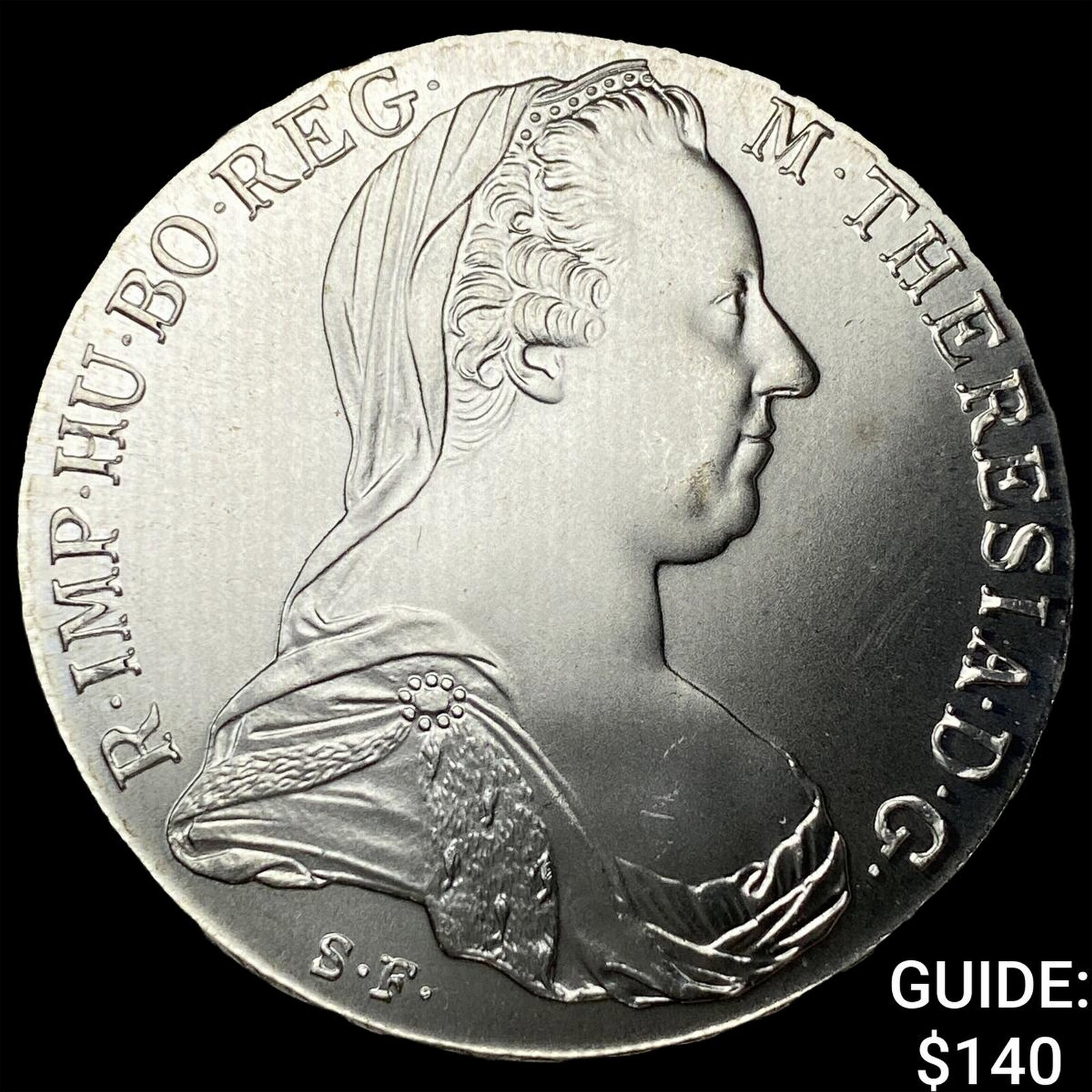 "1780" Austria M. Thersa Restrike GEM PROOF (1 of 2)