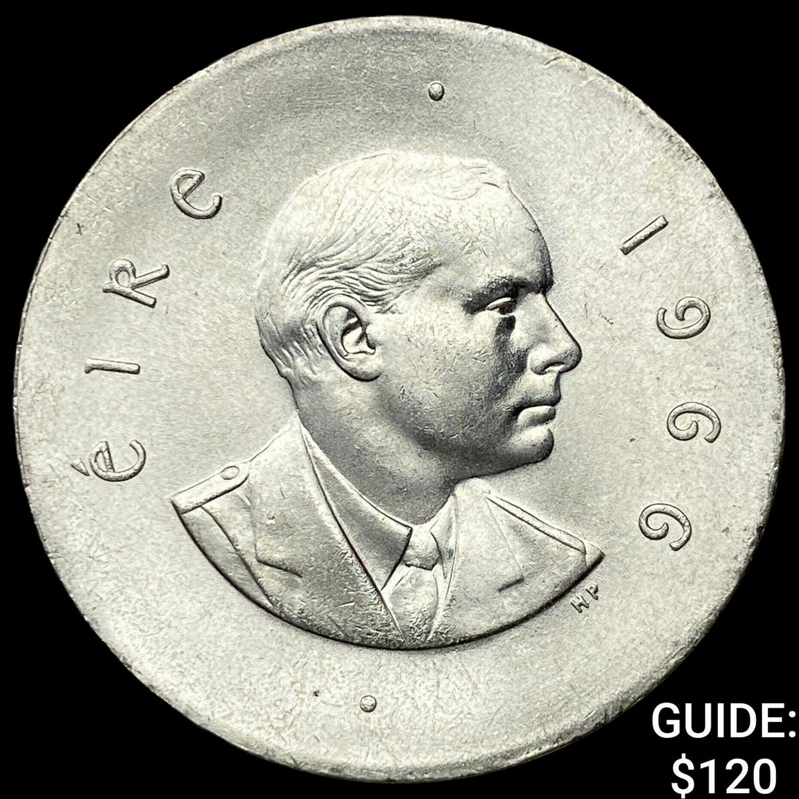 1966 Ireland Silver 1 Shilling UNCIRCULATED: 1966 Ireland Silver 1 Shilling UNCIRCULATED