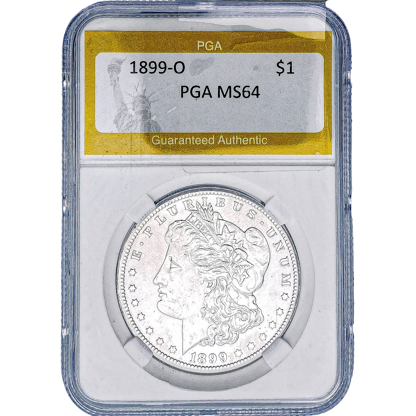 1899-O Morgan Silver Dollar PGA MS64: 1899-O Morgan Silver Dollar PGA MS64