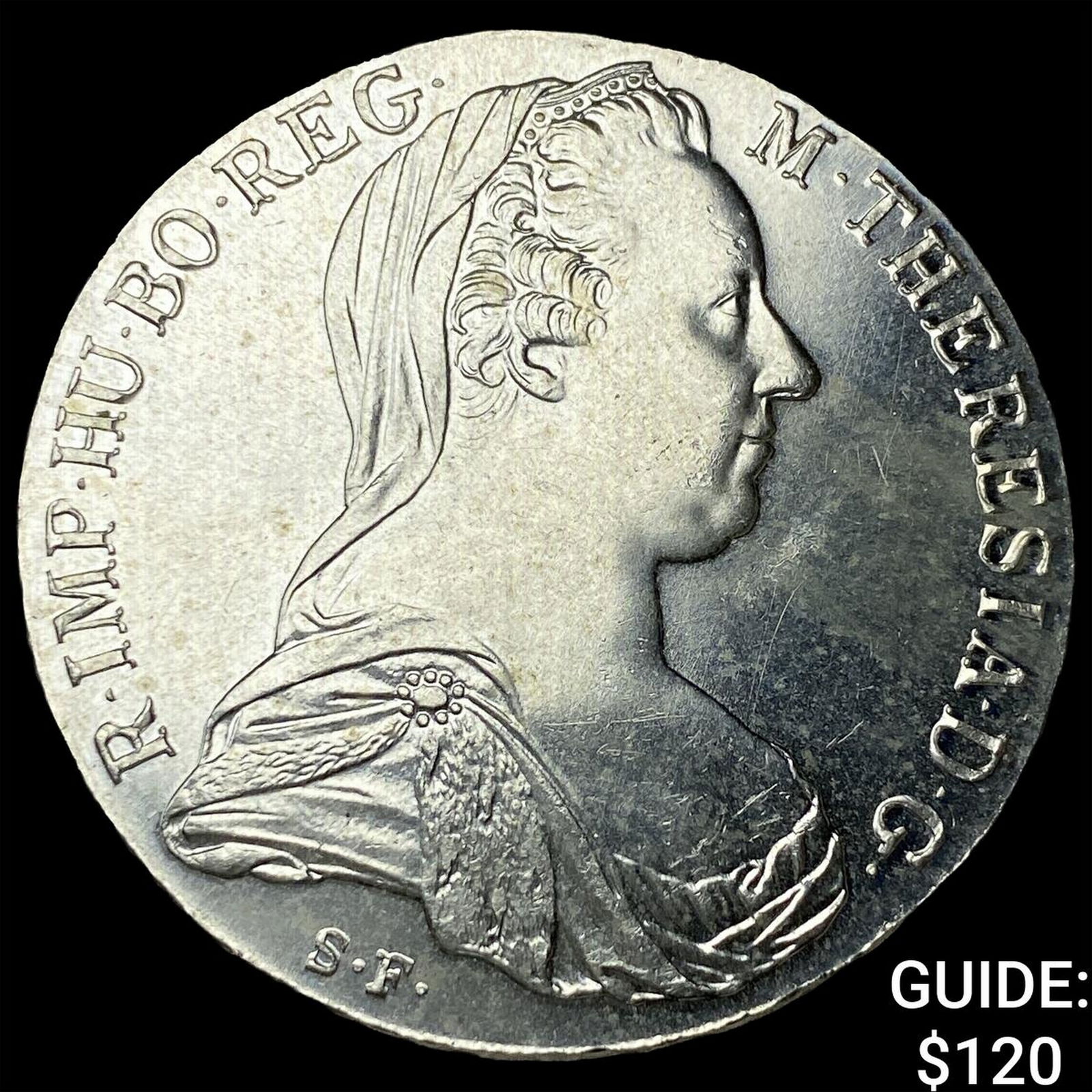 "1780" Austria M. Thersa Restrike CHOICE PROOF (1 of 2)