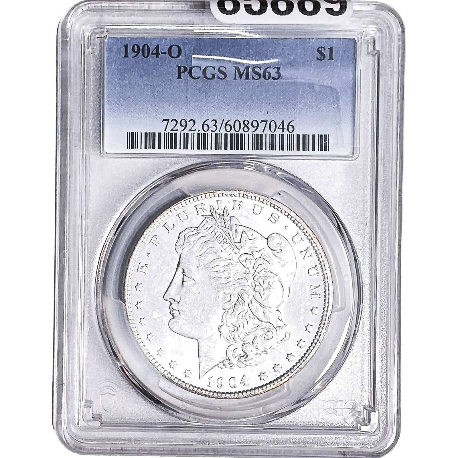 1904-O Morgan Silver Dollar PCGS MS63: 1904-O Morgan Silver Dollar PCGS MS63
