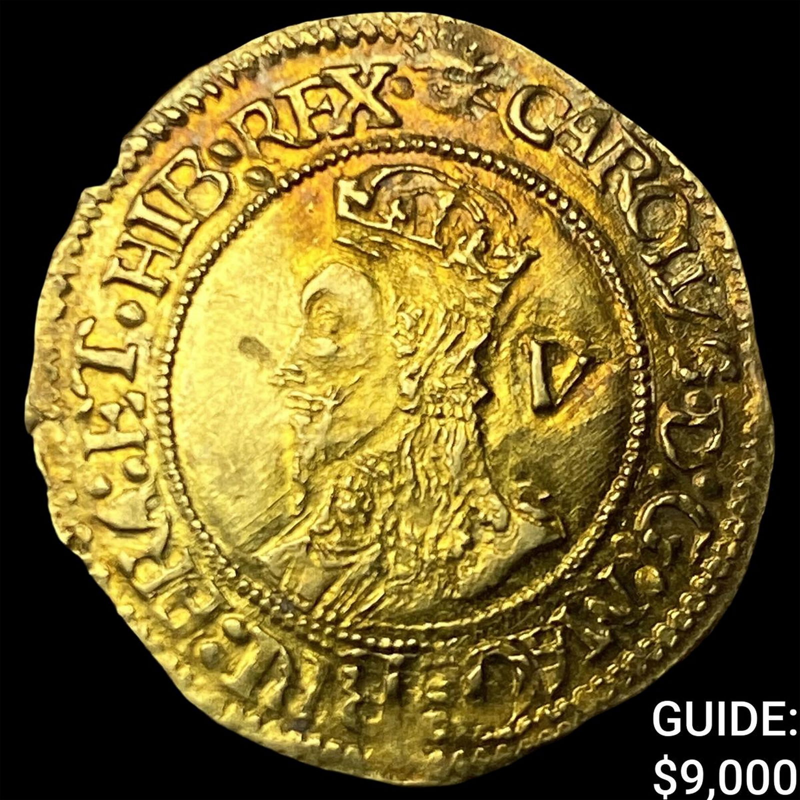 1643 Charles I Gold Crown CHOICE AU: 1643 Charles I Gold Crown CHOICE AU