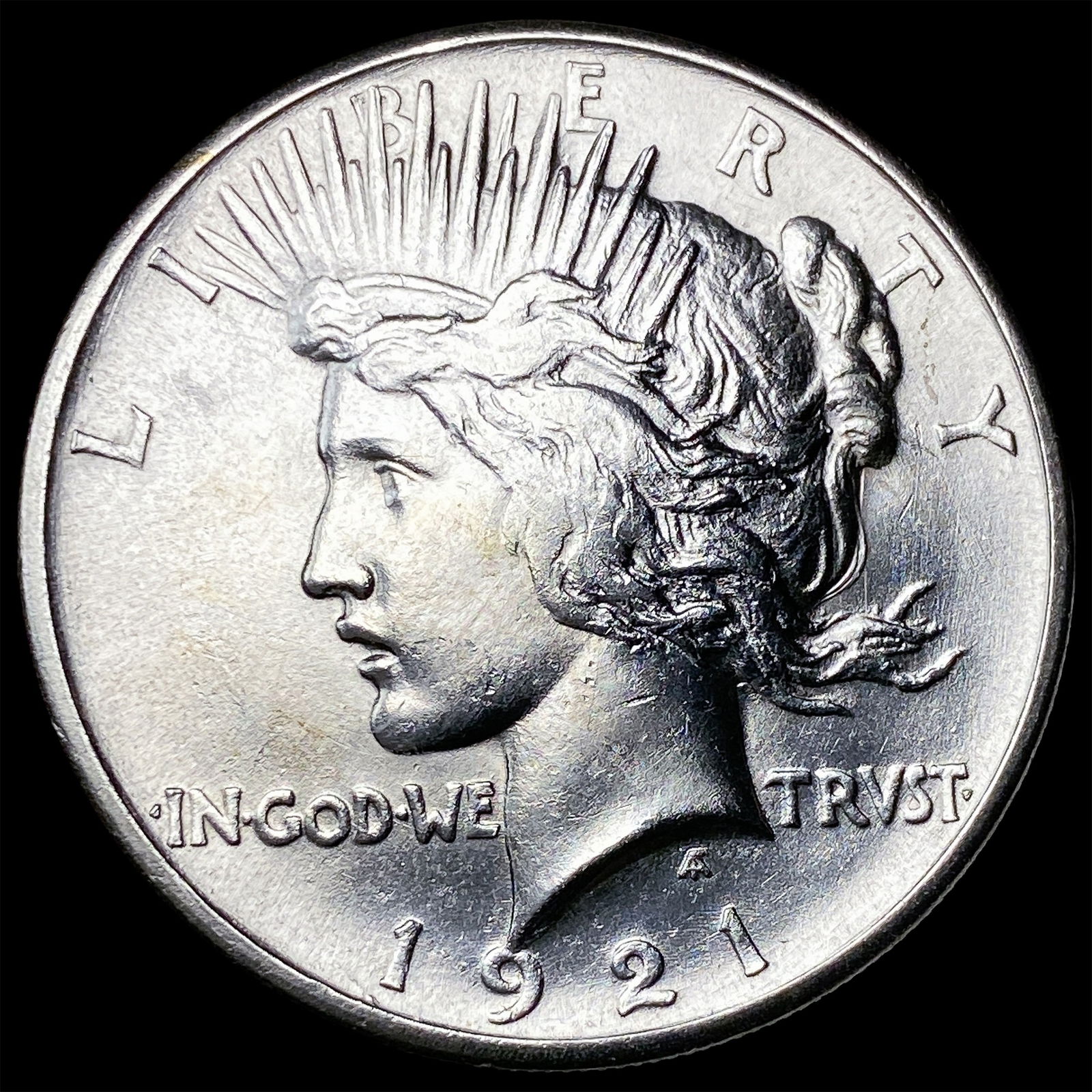 1921 Silver Peace Dollar GEM BU (1 of 2)