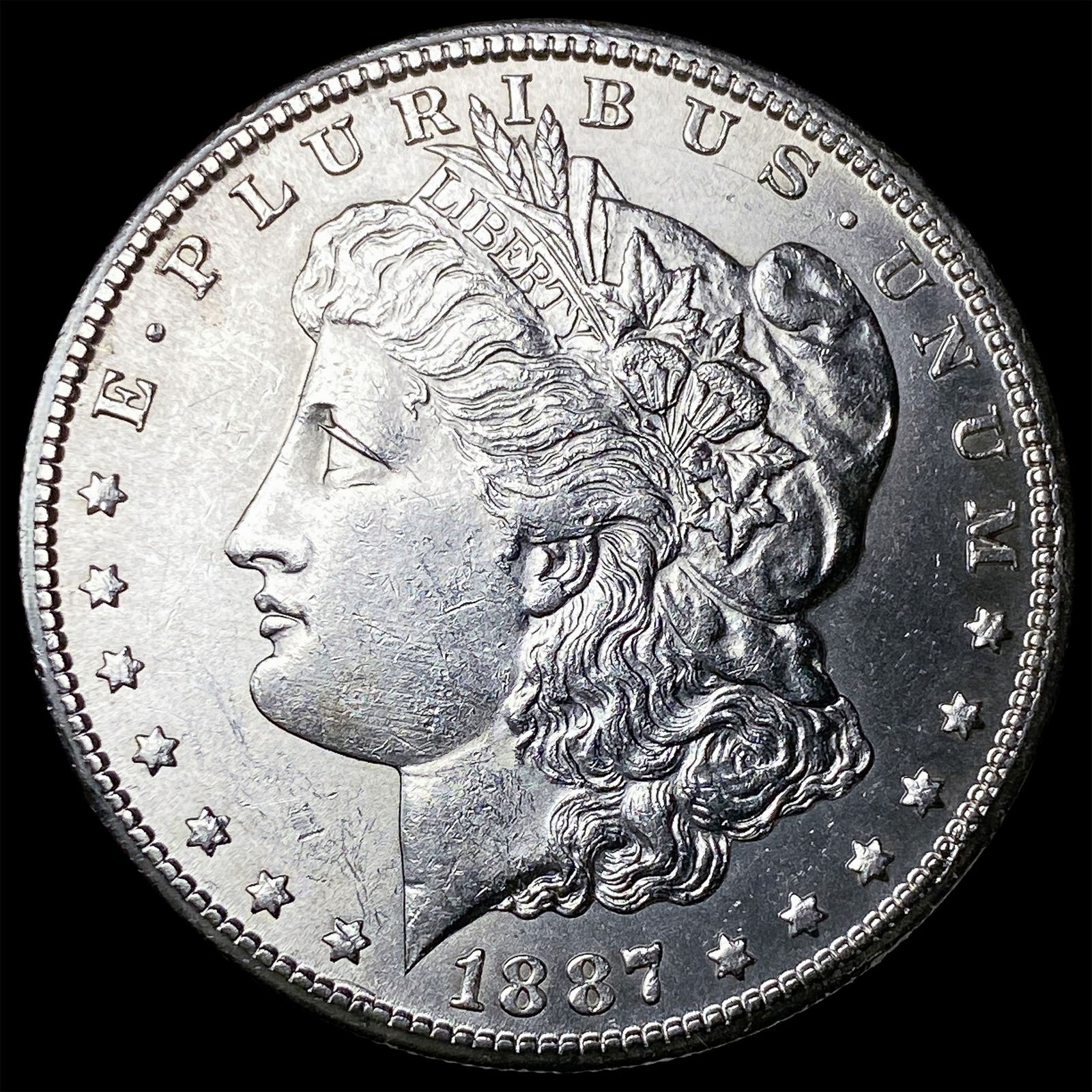 1887-S Silver Morgan Dollar UNCIRCULATED: 1887-S Silver Morgan Dollar UNCIRCULATED