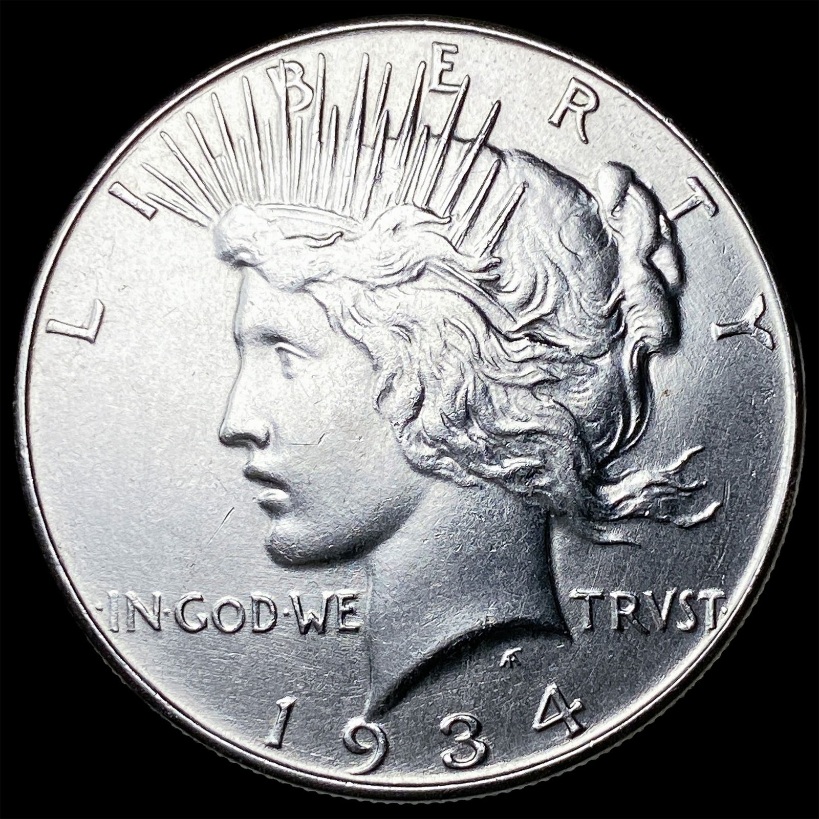 1934 Silver Peace Dollar CHOICE BU: 1934 Silver Peace Dollar CHOICE BU