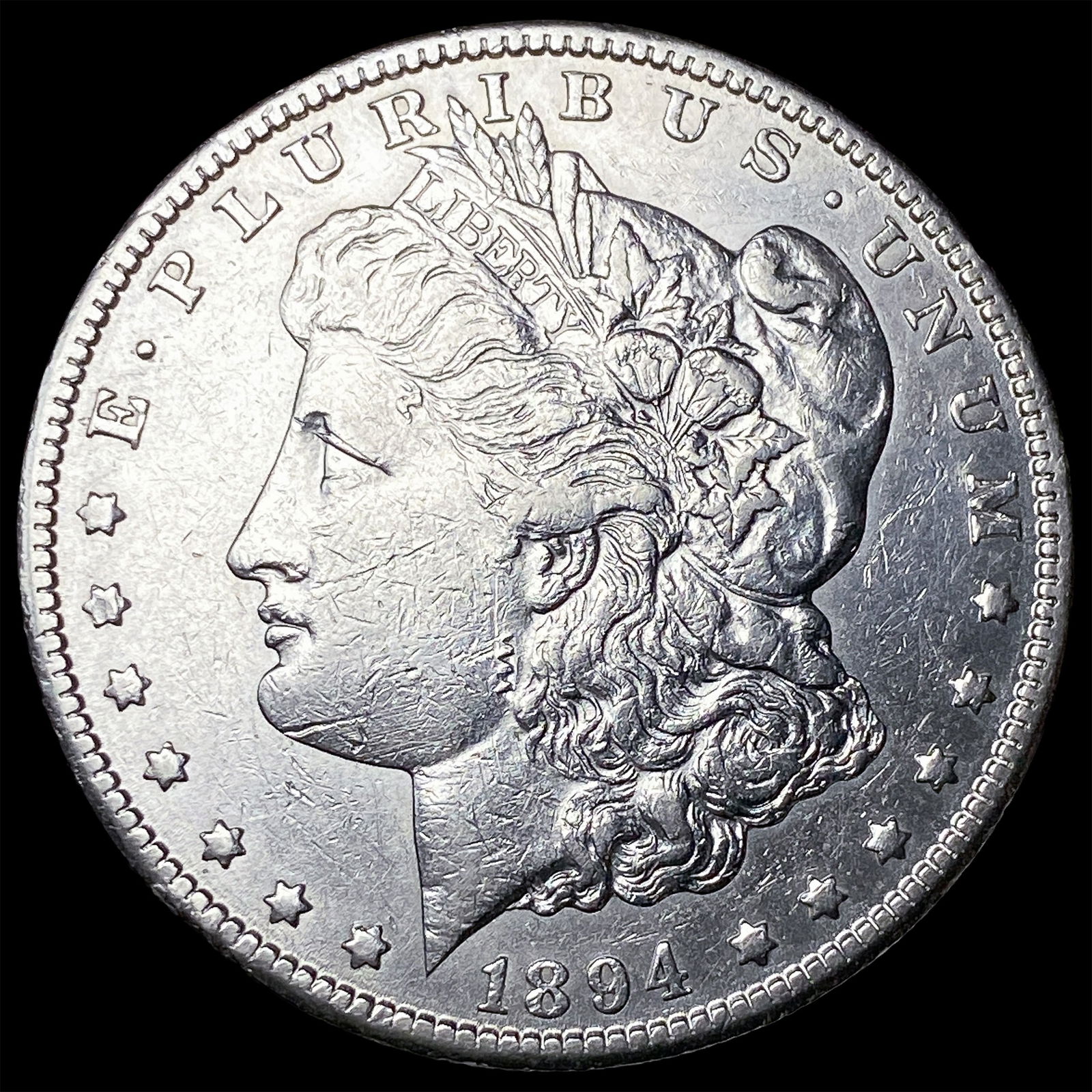 1894-S Silver Morgan Dollar CHOICE AU: 1894-S Silver Morgan Dollar CHOICE AU