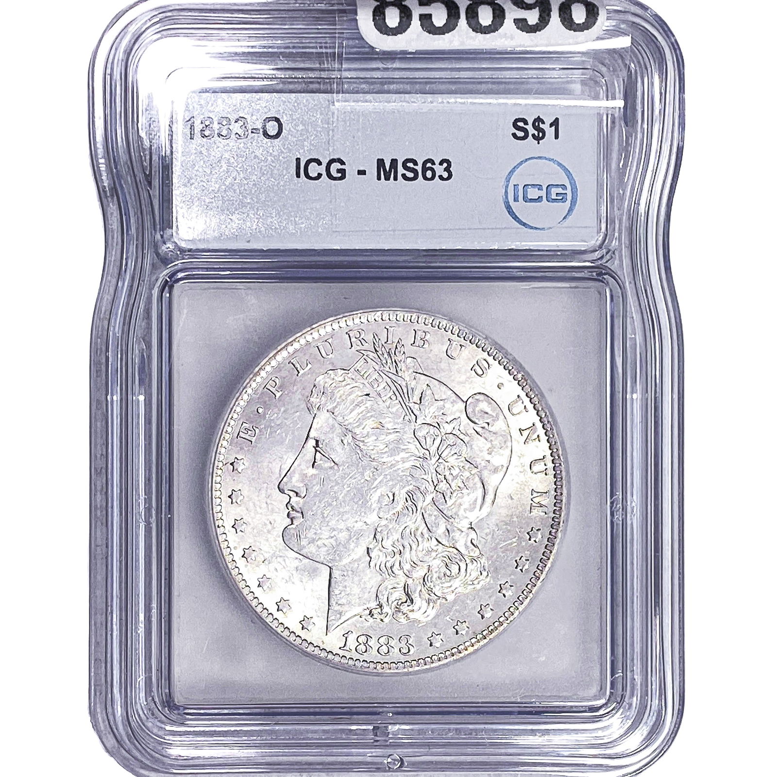 1883-O Morgan Silver Dollar ICG MS63: 1883-O Morgan Silver Dollar ICG MS63