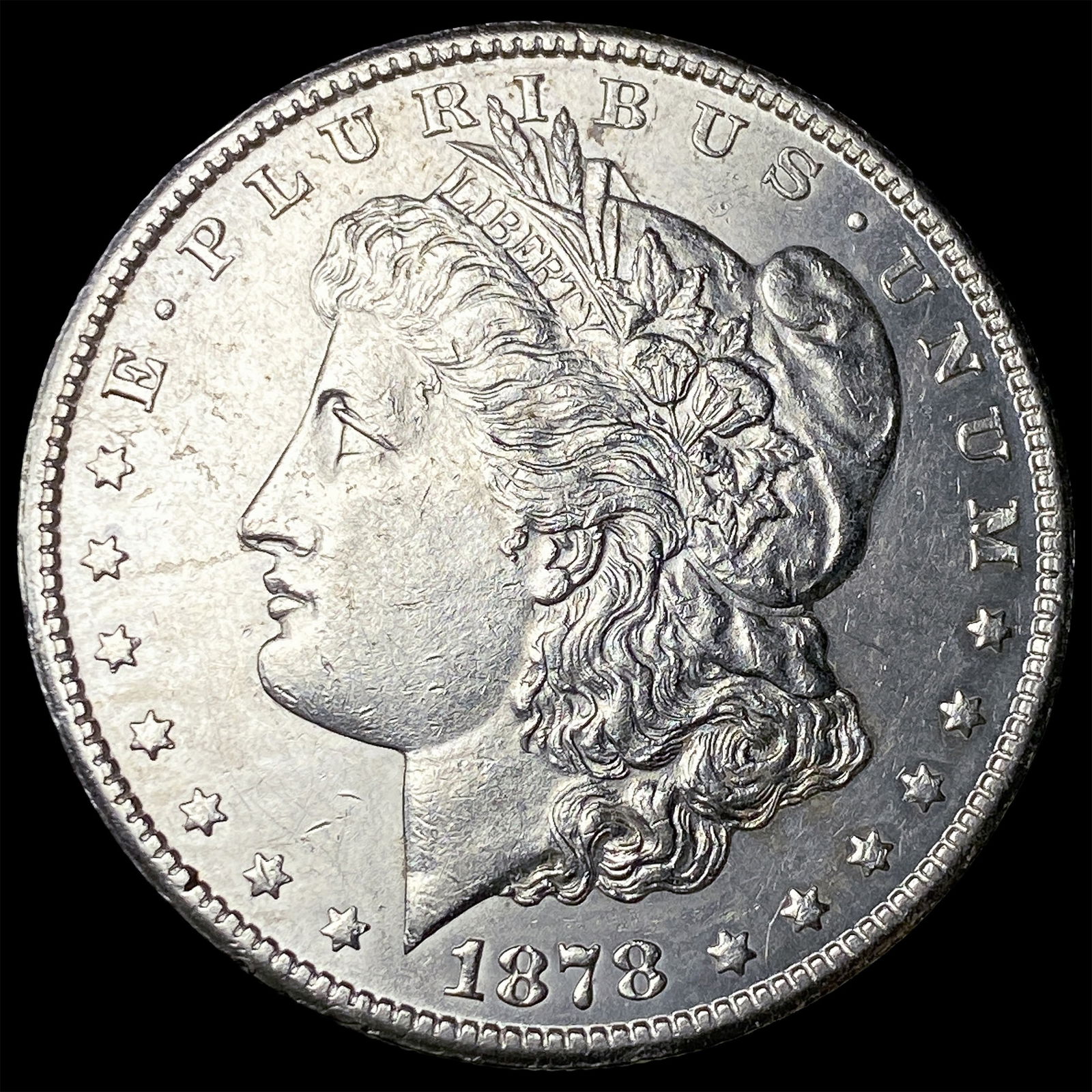 1878-S Silver Morgan Dollar CHOICE BU (1 of 2)