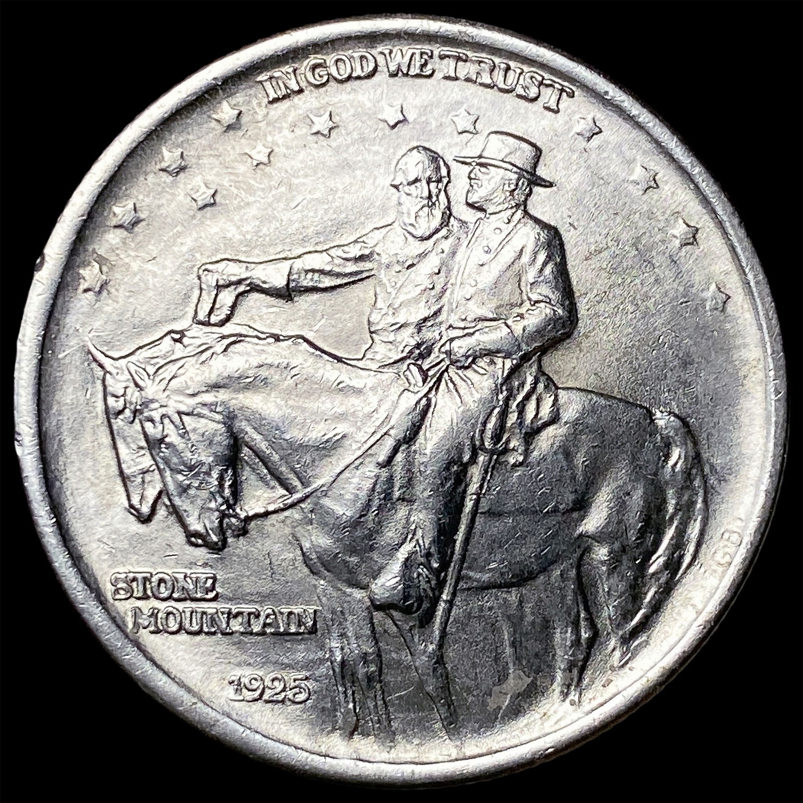 1925 Silver Half Dollar Stone Mountain GEM BU (1 of 2)