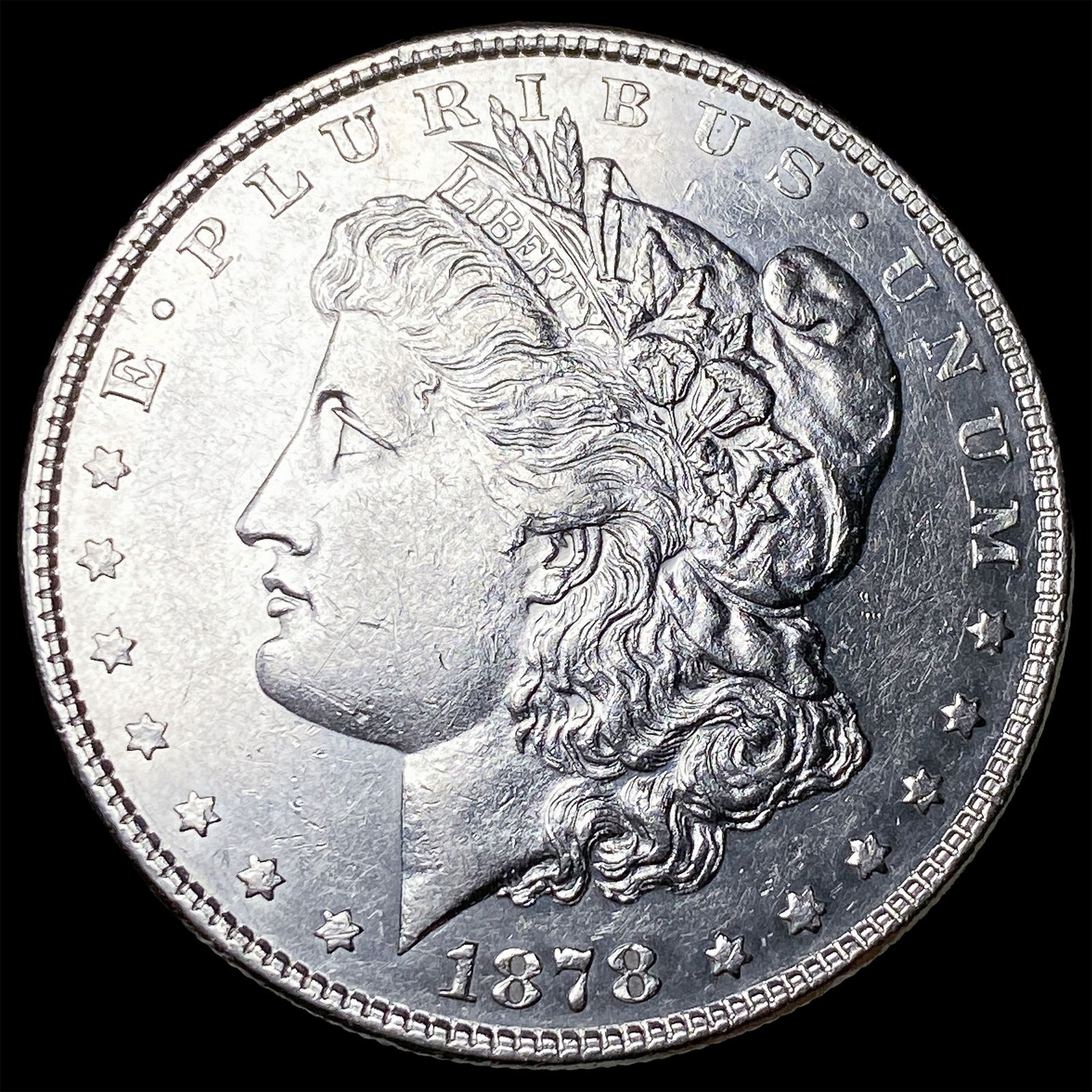 1878 Silver Morgan Dollar UNCIRCULATED: 1878 Silver Morgan Dollar UNCIRCULATED