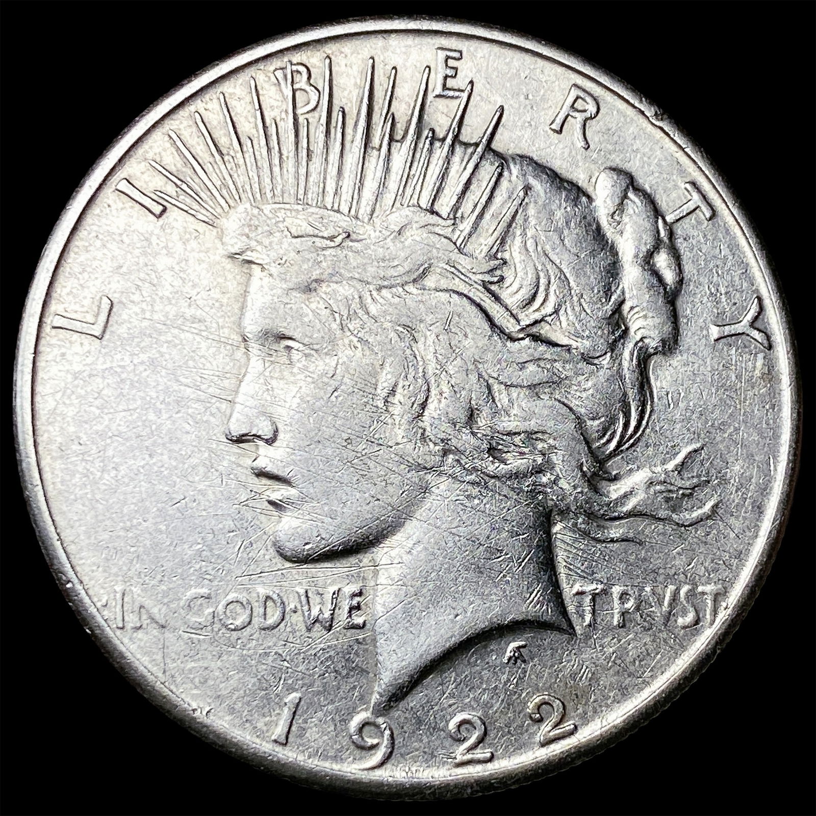 1922 Silver Peace Dollar CLOSELY UNCIRCULATED: 1922 Silver Peace Dollar CLOSELY UNCIRCULATED