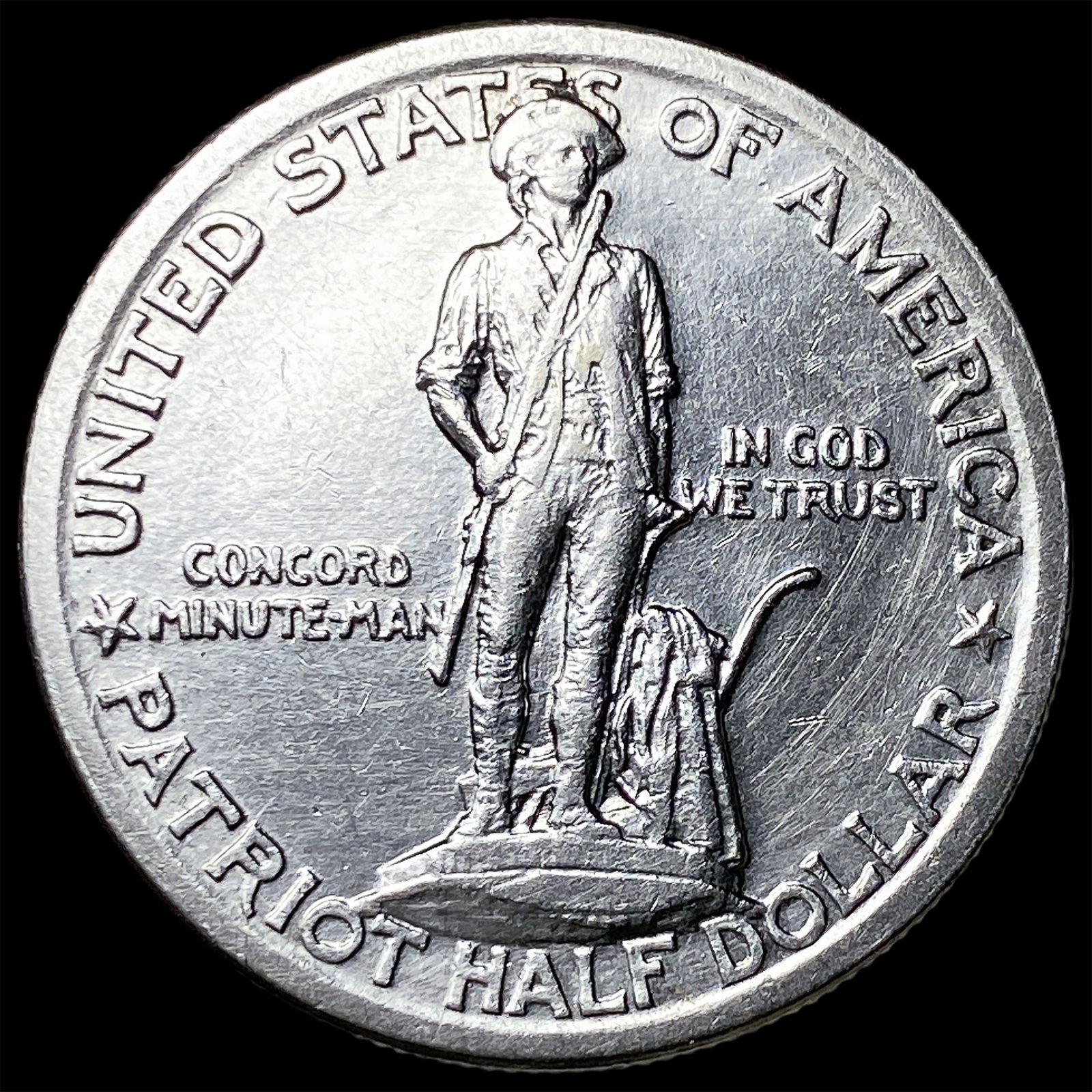 1925 Silver Lexington-Concord Half Dollar CHOICE AU: 1925 Silver Lexington-Concord Half Dollar CHOICE AU