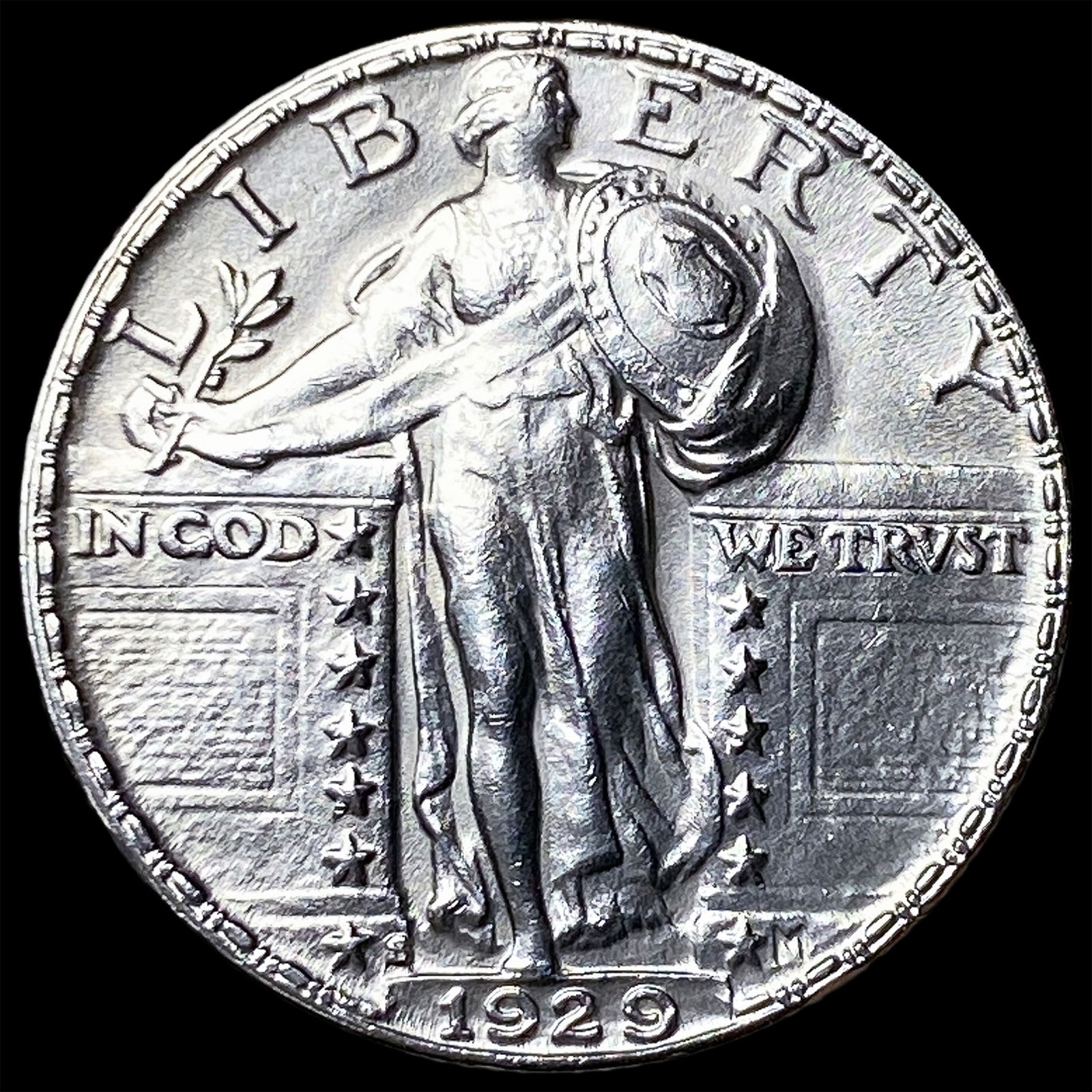 1929 Standing Liberty Silver Quarter GEM BU: 1929 Standing Liberty Silver Quarter GEM BU