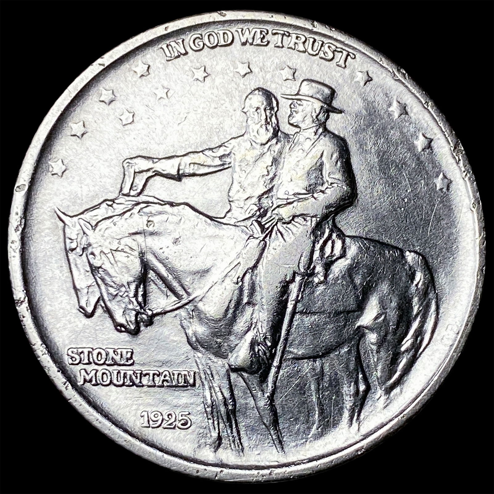 1925 Silver Half Dollar Stone Mountain GEM BU: 1925 Silver Half Dollar Stone Mountain GEM BU