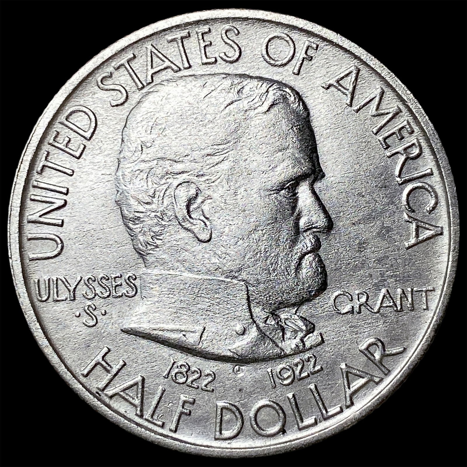 1922-S Silver Half Dollar (Grant Memorial) UNCIRCULATED (1 of 2)