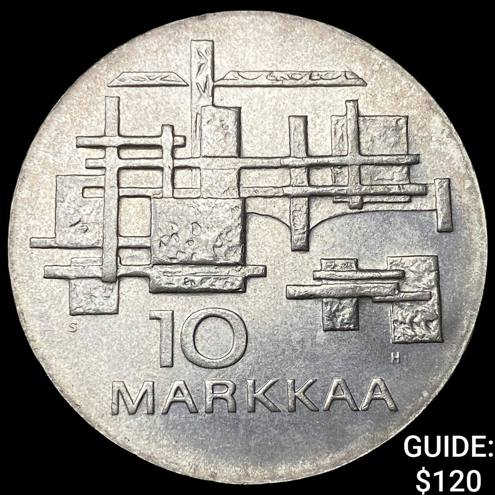 1967 Finland Silver 10 Markka GEM BU: 1967 Finland Silver 10 Markka GEM BU