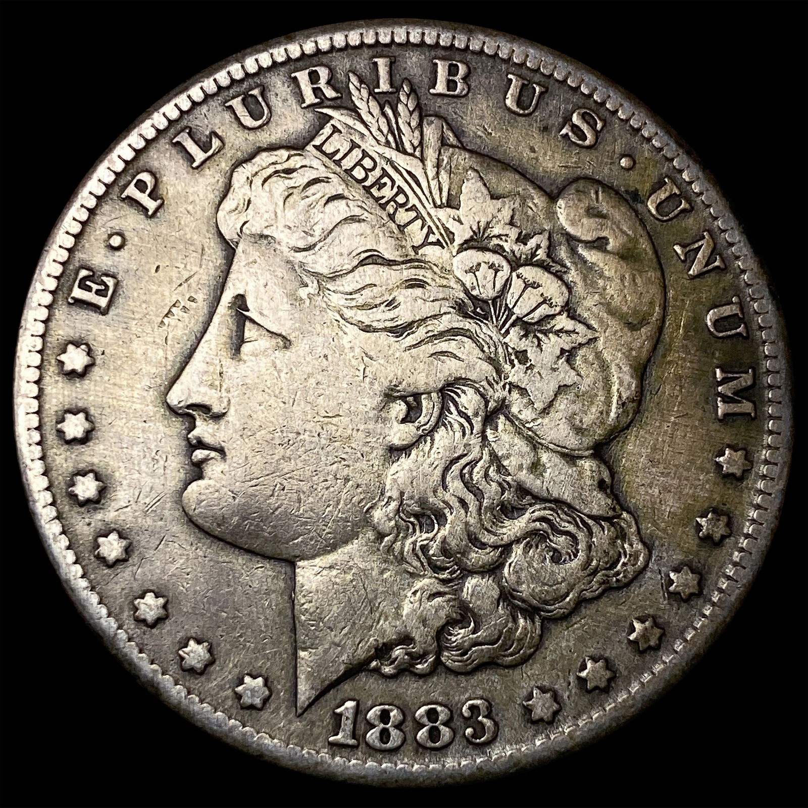 1883-CC Silver Morgan Dollar CLOSELY UNCIRCULATED (1 of 2)
