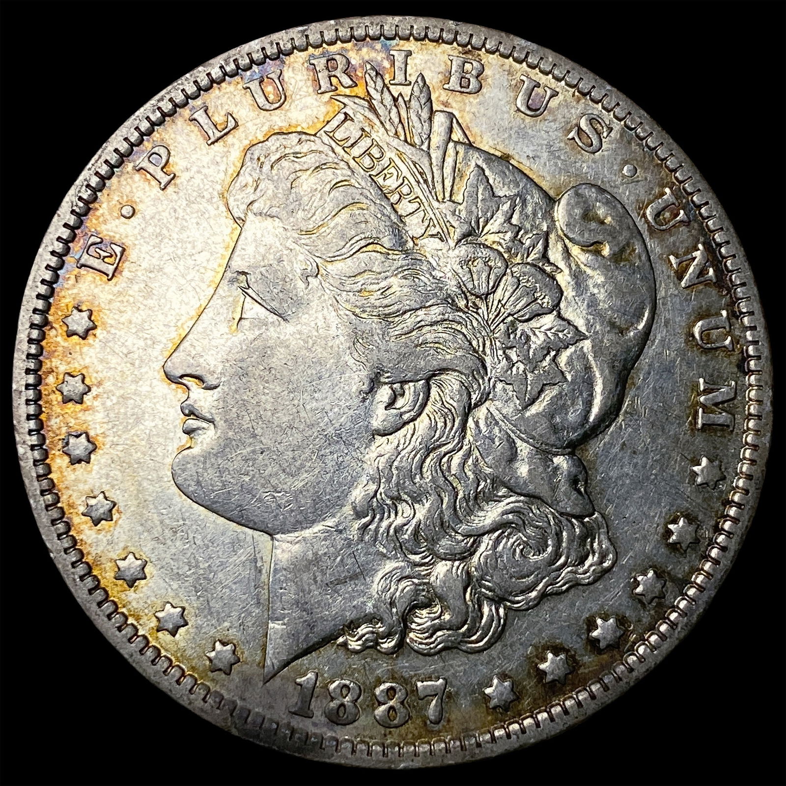 1887-O Silver Morgan Dollar CHOICE AU: 1887-O Silver Morgan Dollar CHOICE AU