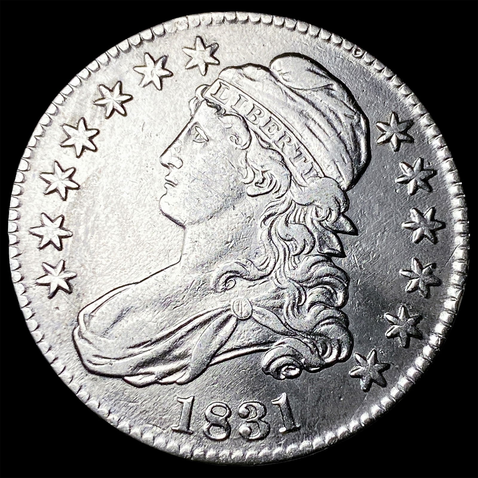 1831 Capped Bust Half Dollar CLOSELY UNCIRCULATED (1 of 2)