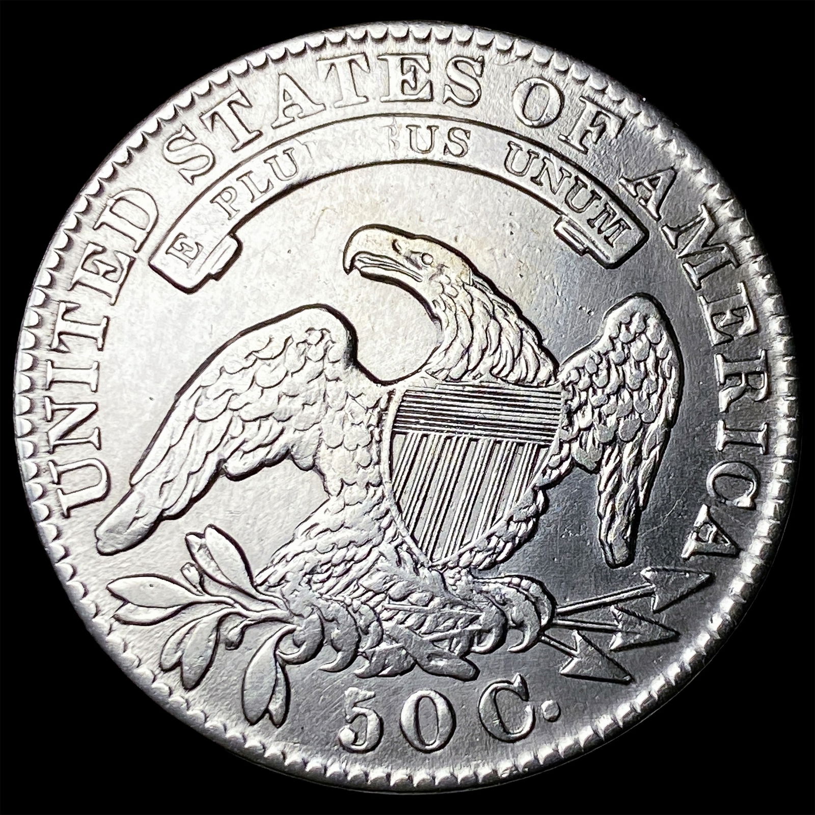 1831 Capped Bust Half Dollar CLOSELY UNCIRCULATED - 2