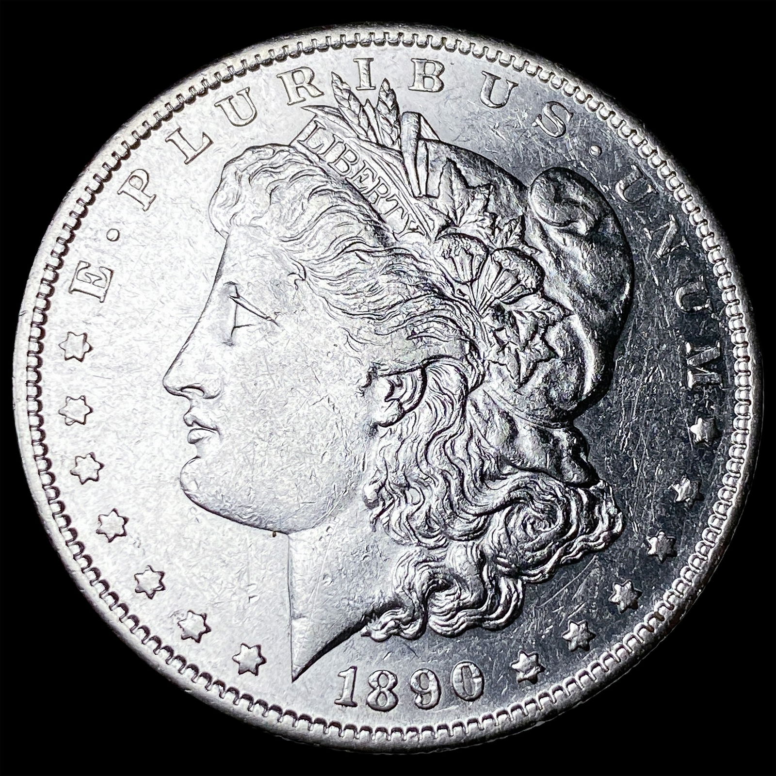 1890-CC Silver Morgan Dollar UNCIRCULATED: 1890-CC Silver Morgan Dollar UNCIRCULATED