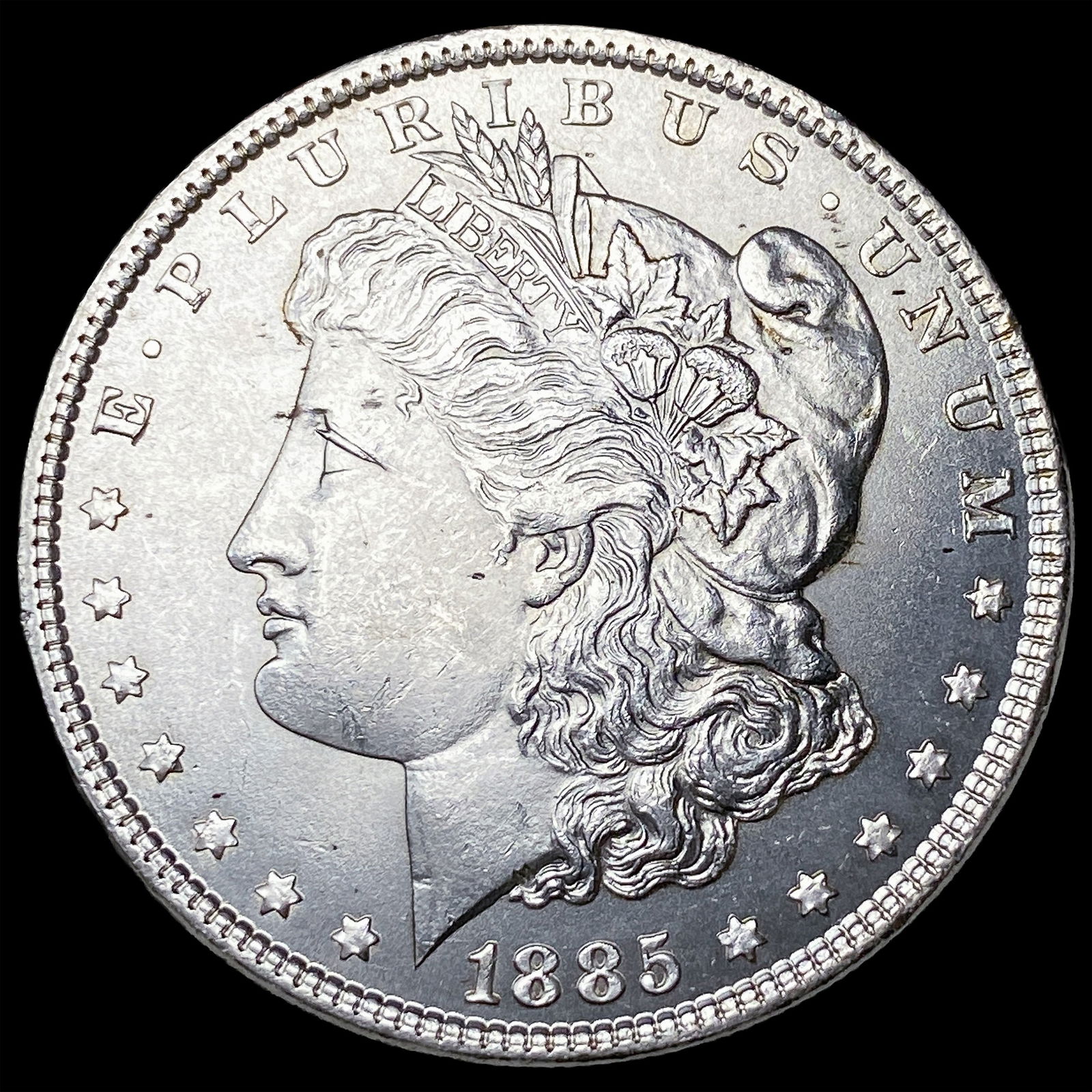 1885 Silver Morgan Dollar CHOICE BU: 1885 Silver Morgan Dollar CHOICE BU