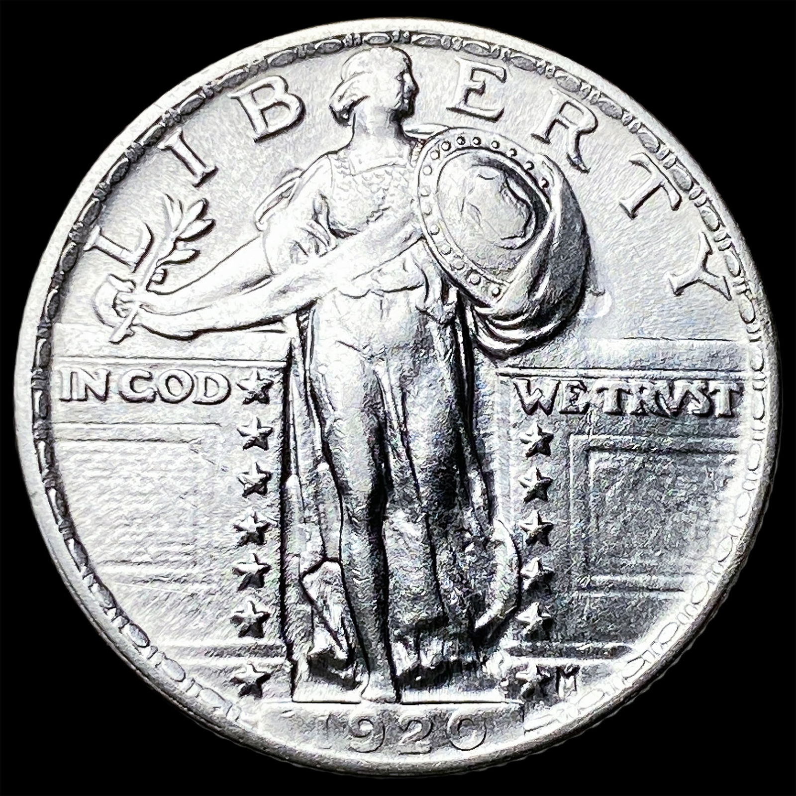 1920 Standing Liberty Quarter CHOICE AU: 1920 Standing Liberty Quarter CHOICE AU