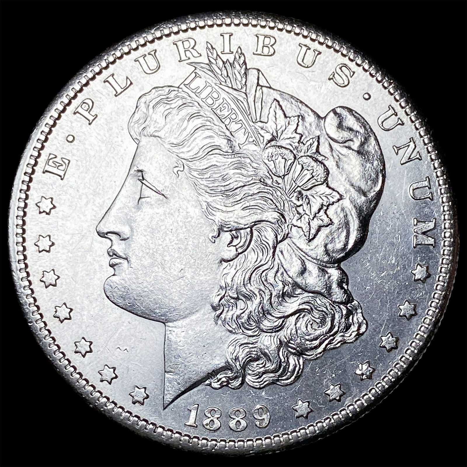 1889-S Silver Morgan Dollar CHOICE AU: 1889-S Silver Morgan Dollar CHOICE AU