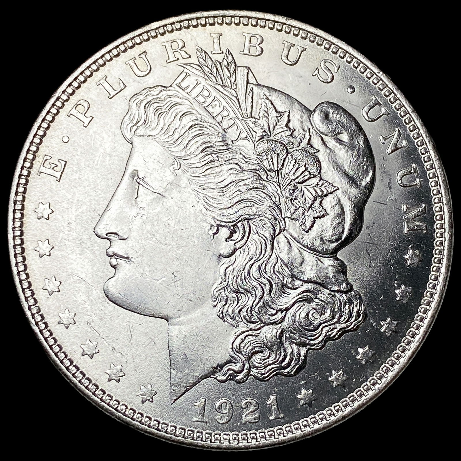 1921 Silver Morgan Dollar CHOICE BU: 1921 Silver Morgan Dollar CHOICE BU