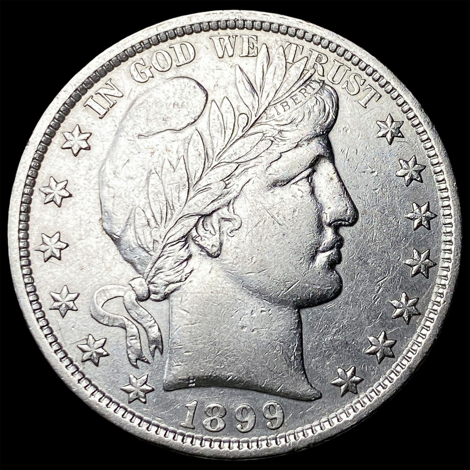 1899 Silver Half Dollar (Barber) UNCIRCULATED (1 of 2)
